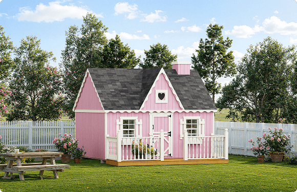 Charming and safe play spaces that inspire imagination, creativity, and hours of outdoor fun for children.