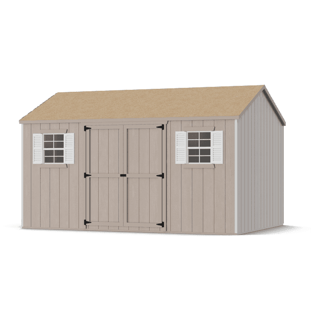 Rendering of value workshop shed in assembly process ready to be painted.