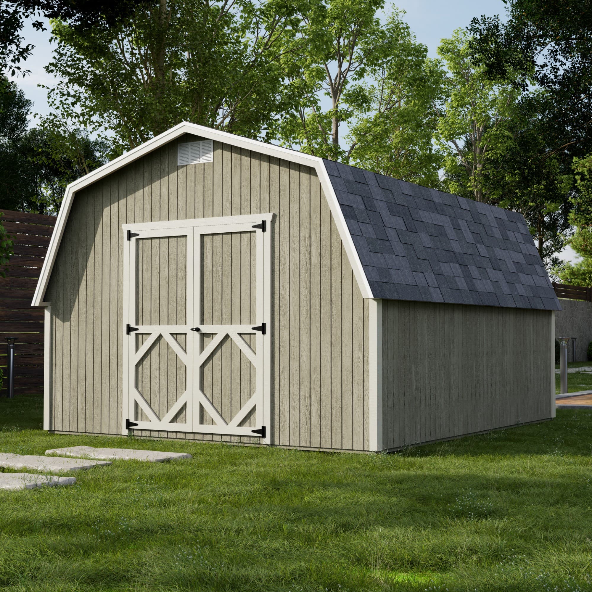 Classic Gambrel Barn 4' Sidewalls lifestyle