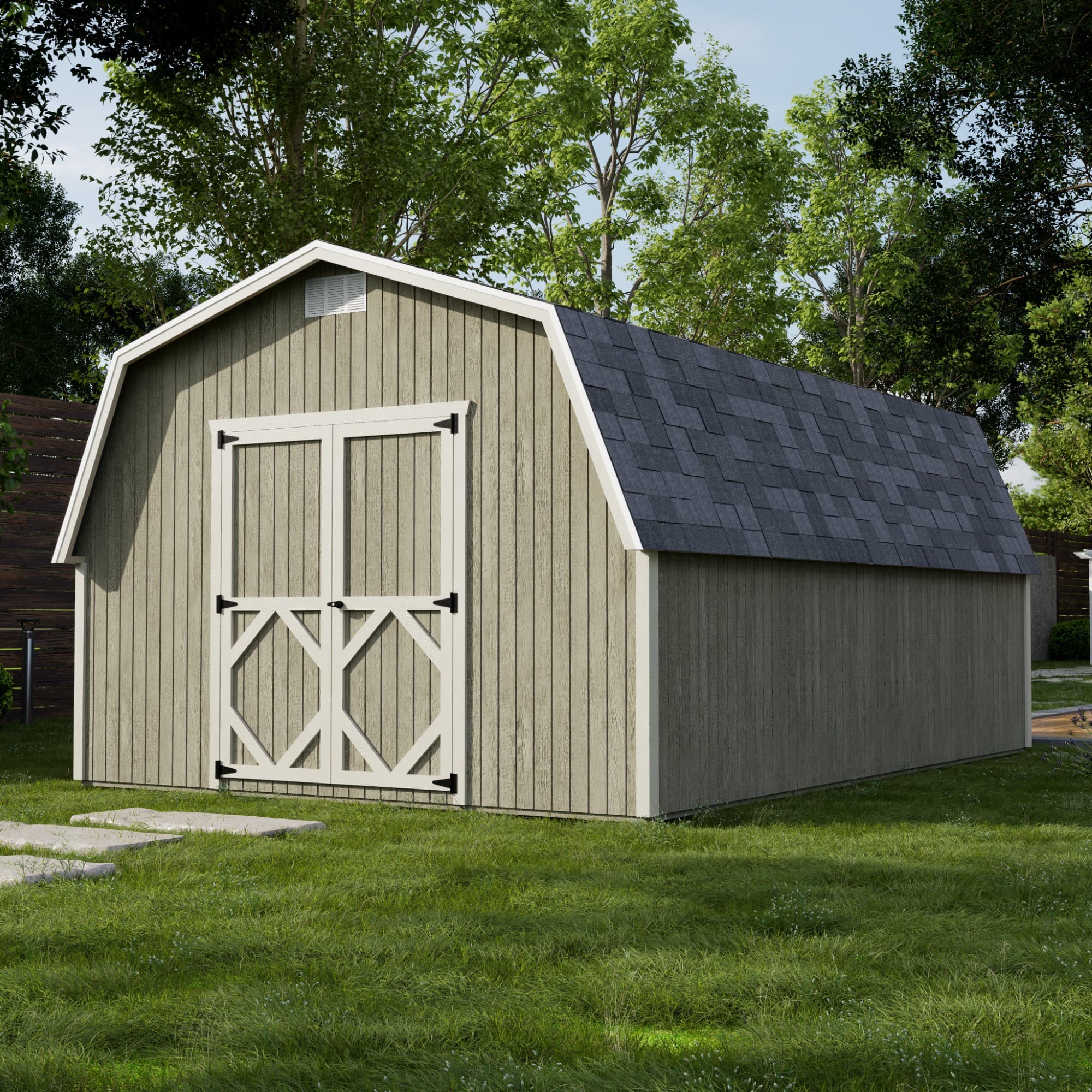Classic Gambrel Barn 4' Sidewalls lifestyle