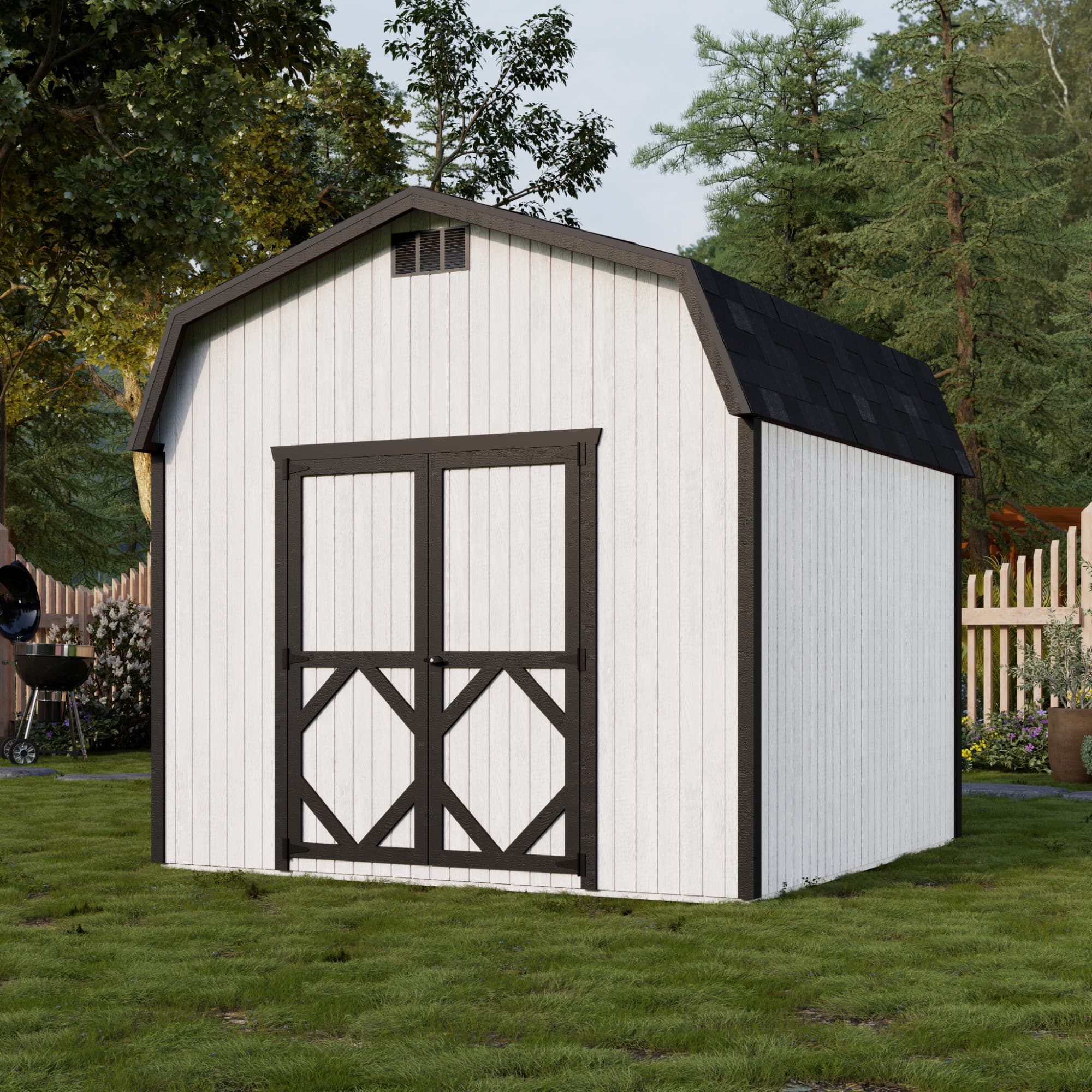 Classic Gambrel Barn 6' Sidewalls lifestyle