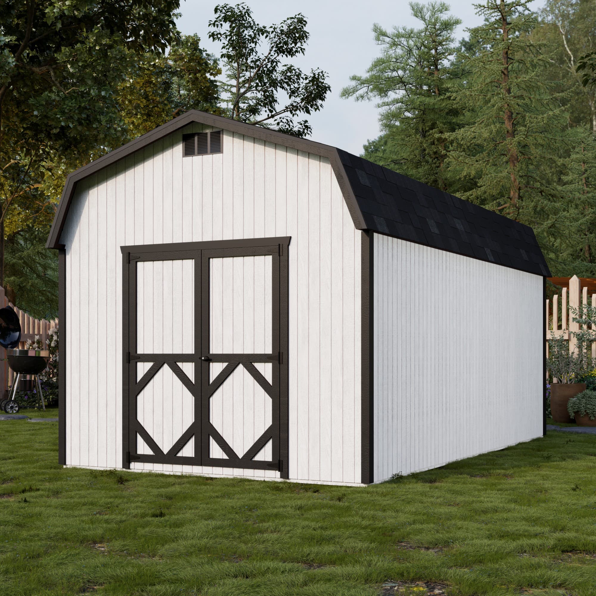 Classic Gambrel Barn 6' Sidewalls lifestyle