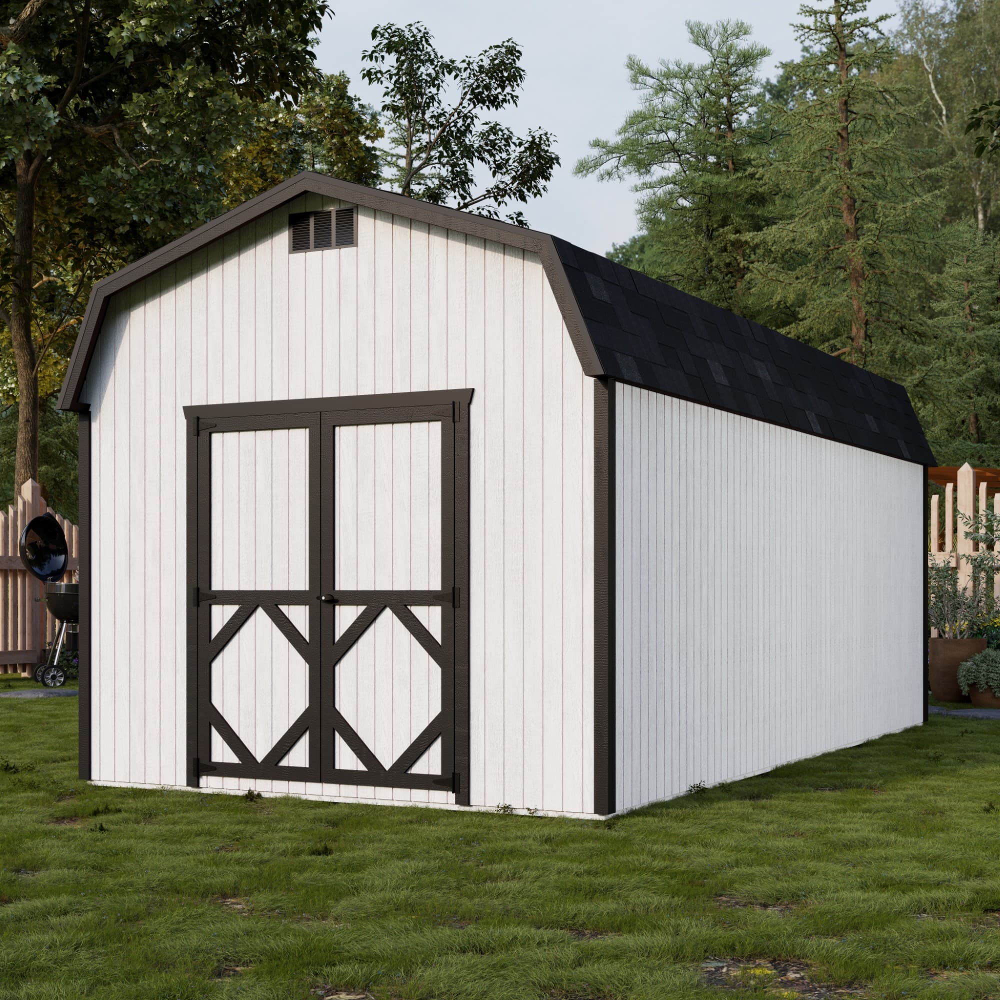 Classic Gambrel Barn 6' Sidewalls lifestyle