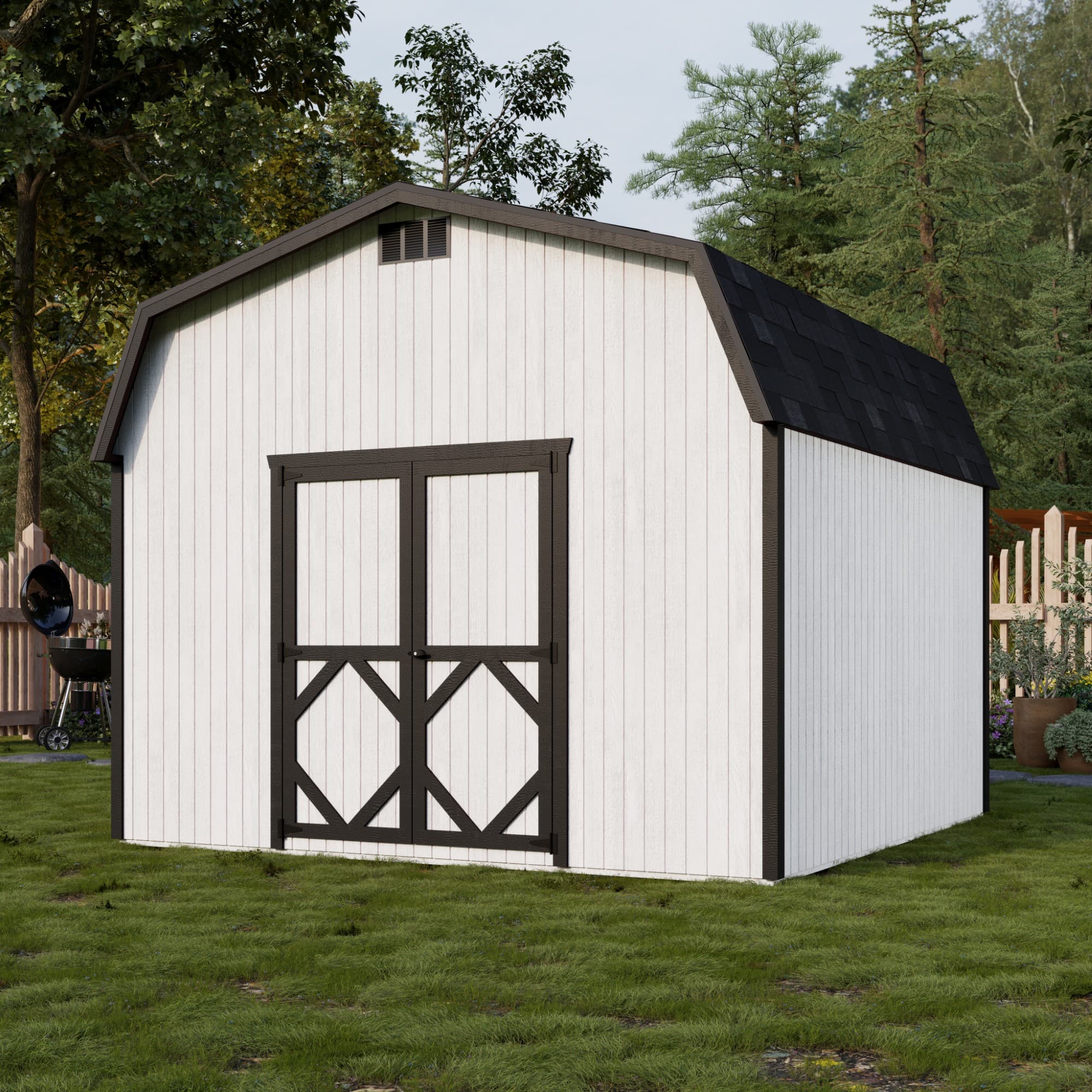Classic Gambrel Barn 6' Sidewalls lifestyle