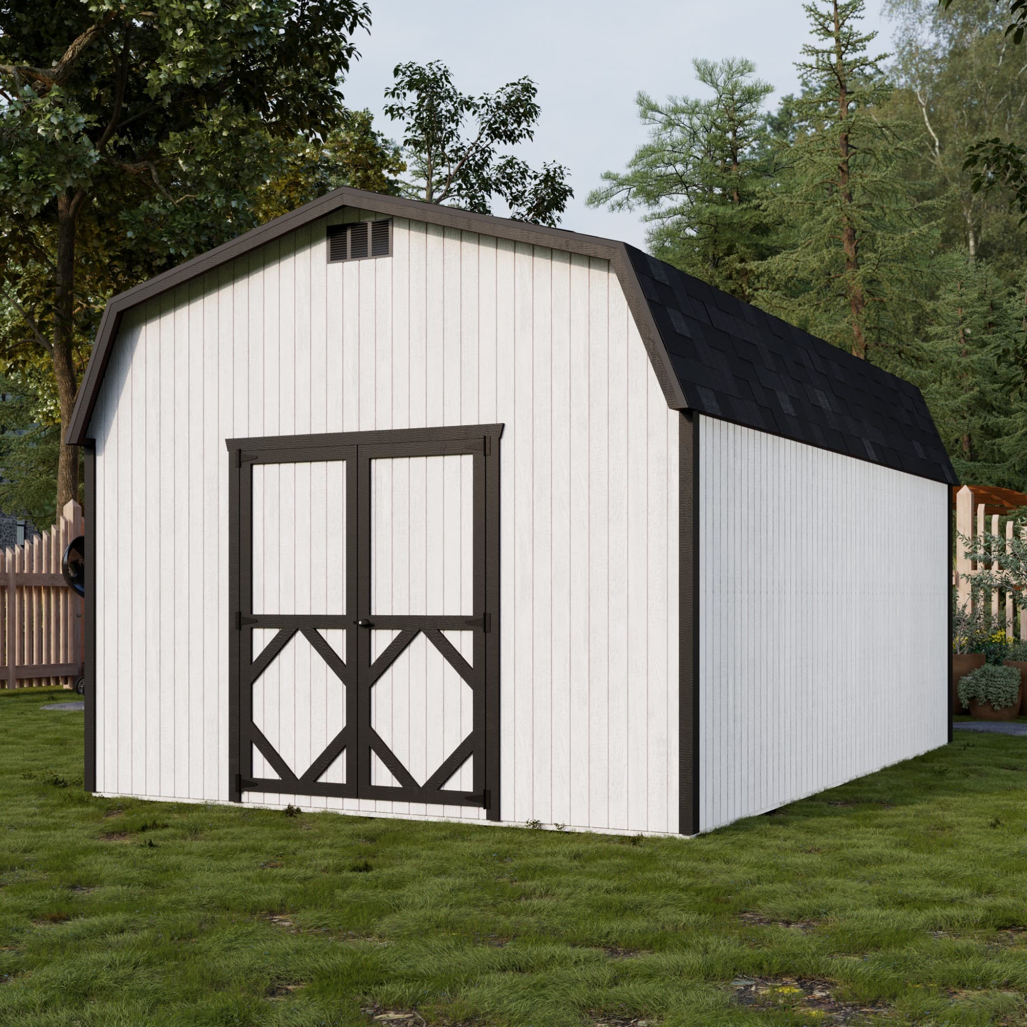 Classic Gambrel Barn 6' Sidewalls lifestyle