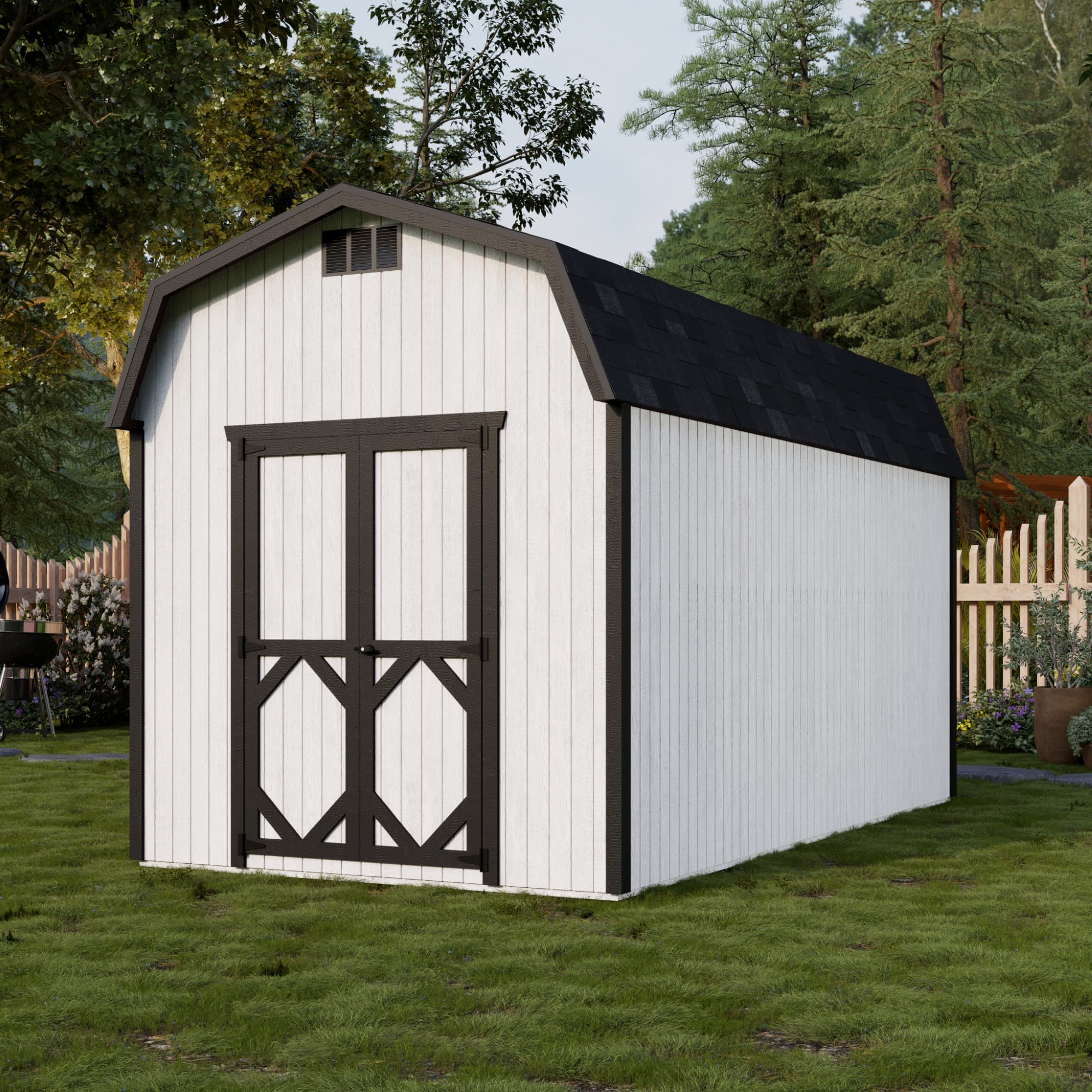 Classic Gambrel Barn 6' Sidewalls lifestyle