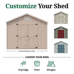 Classic Gable Shed customize graphic