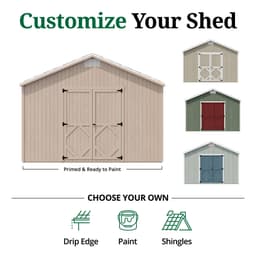 Classic Gable Shed customize graphic