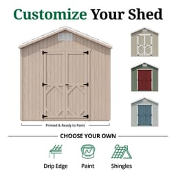 Classic Gable Shed customize graphic