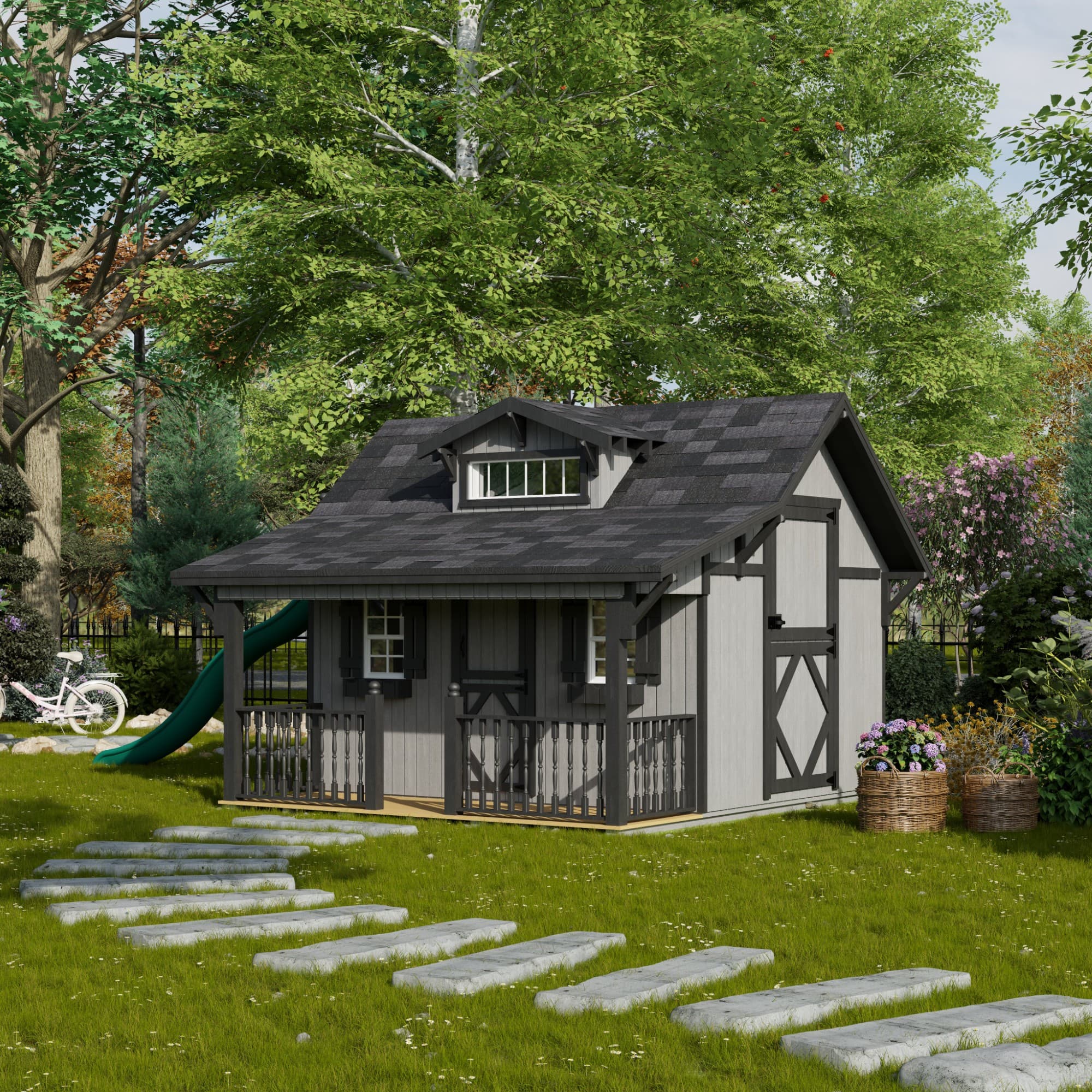 Craftsman Playhouse lifestyle