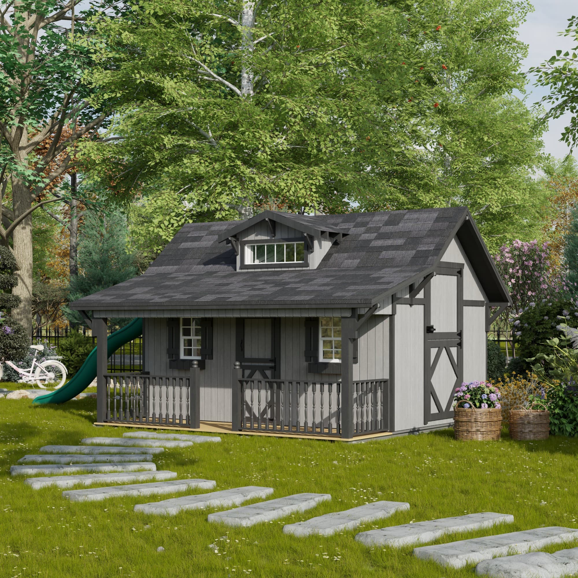 Craftsman Playhouse lifestyle