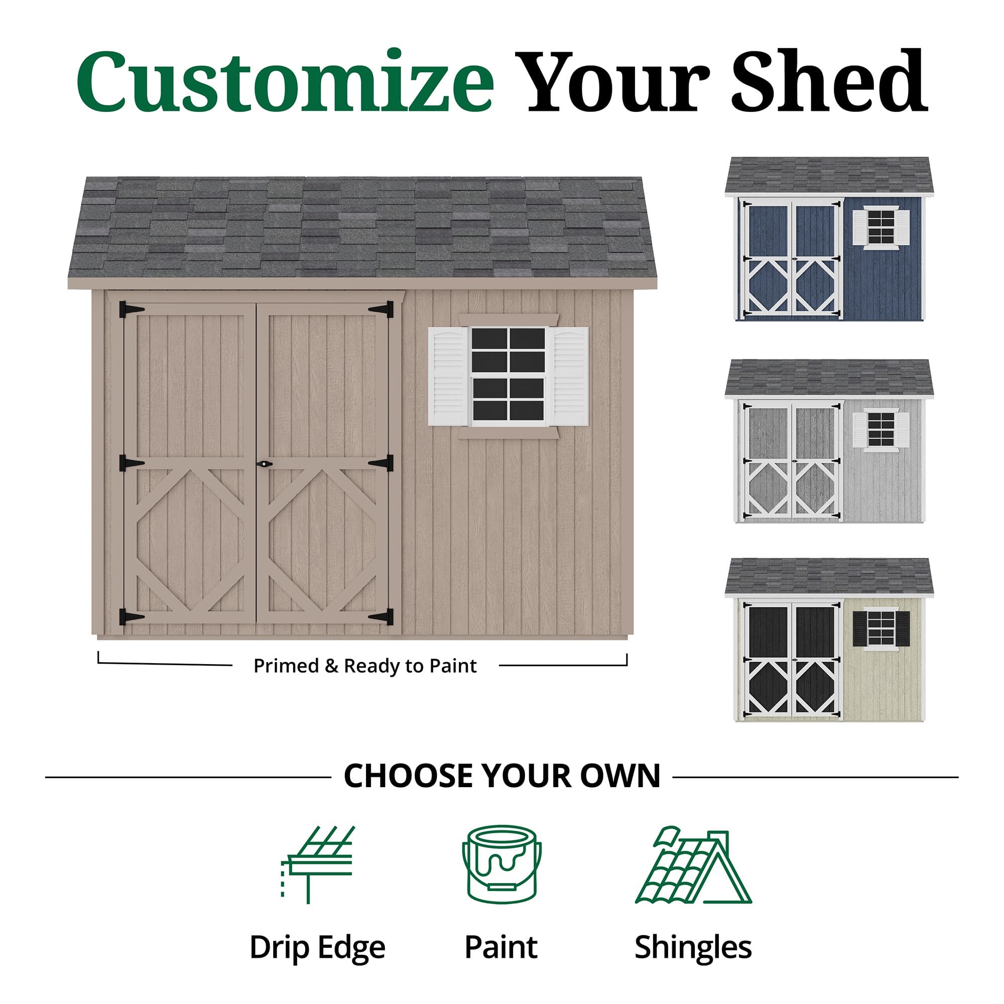 Classic Workshop Shed customize graphic