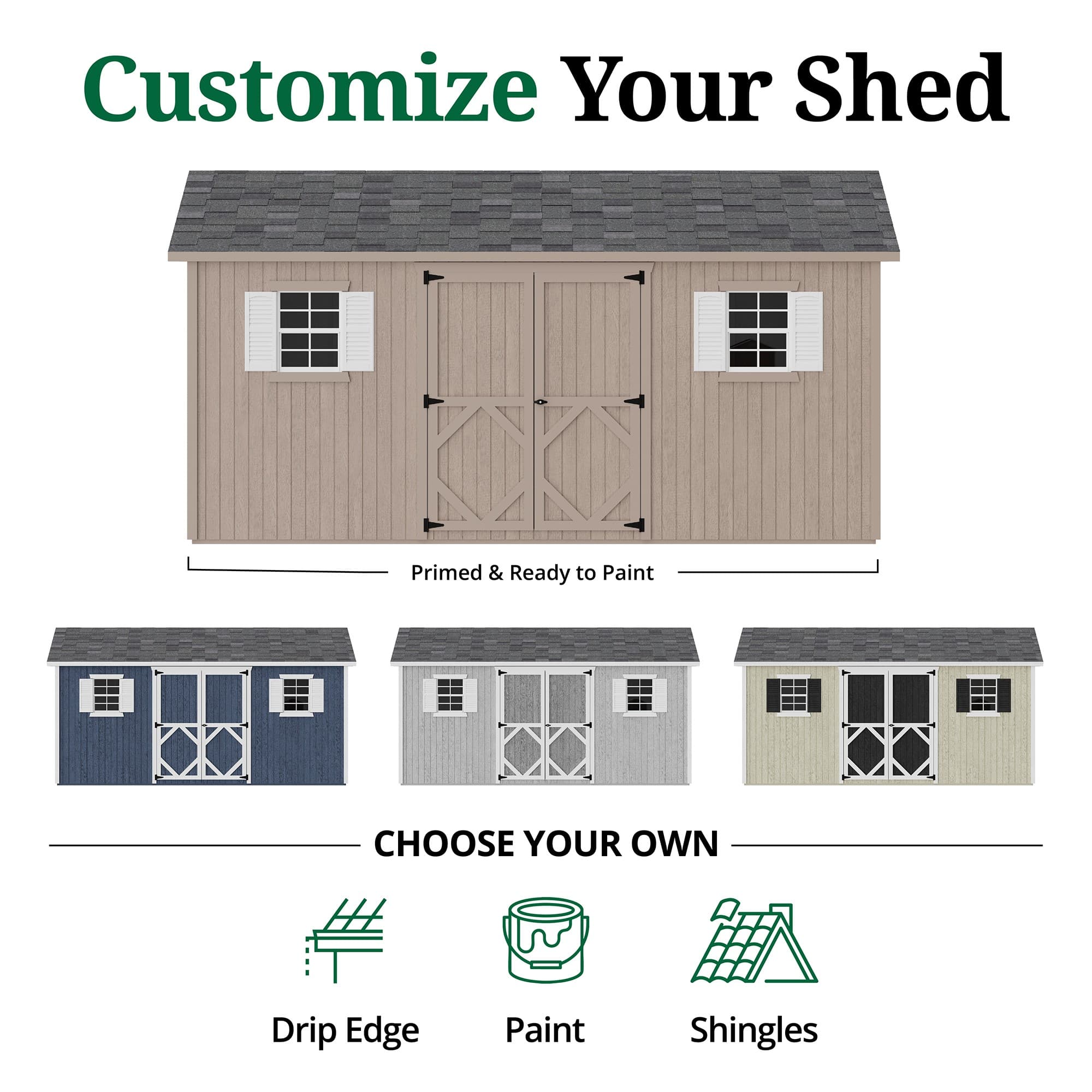 Classic Workshop Shed customize graphic