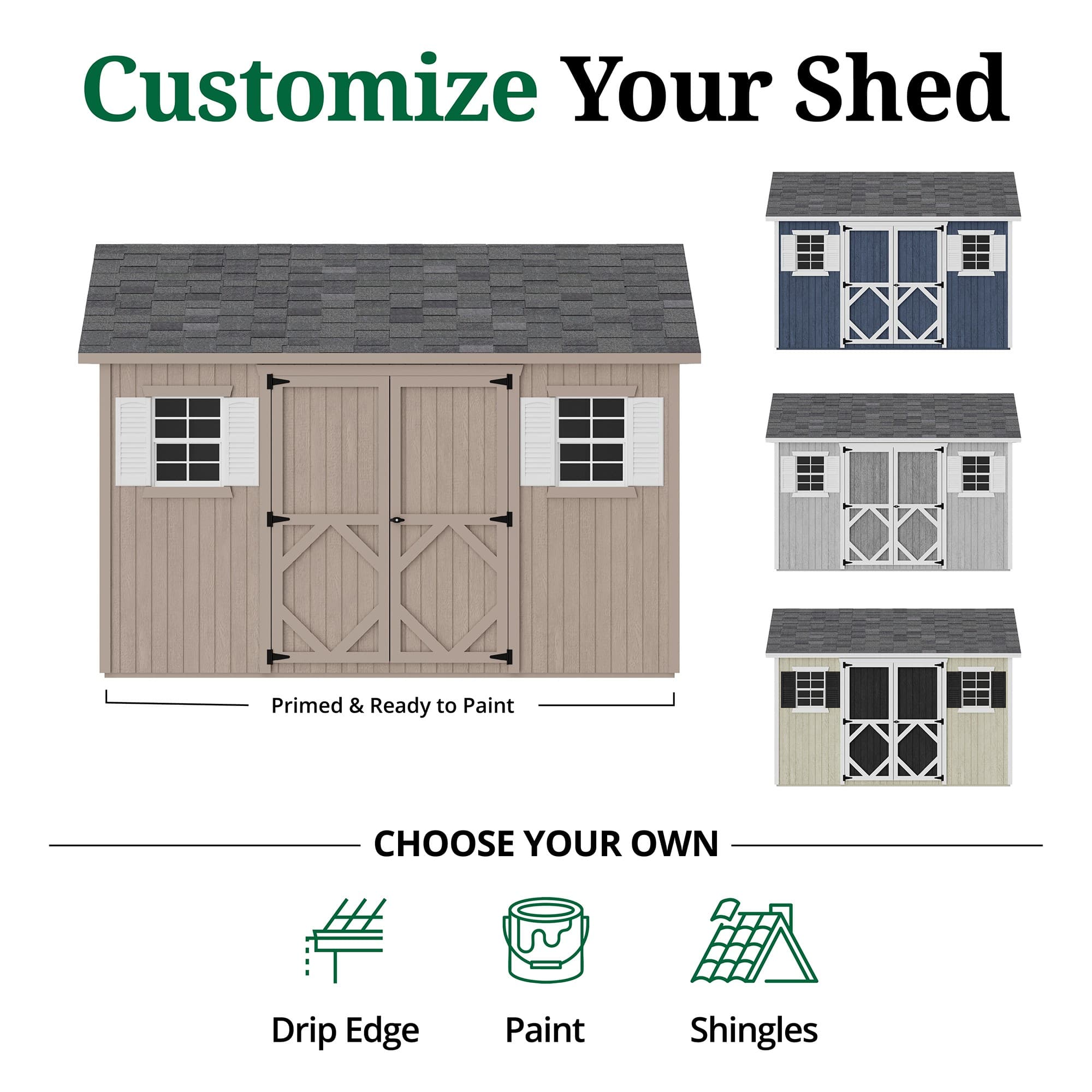Classic Workshop Shed customize graphic