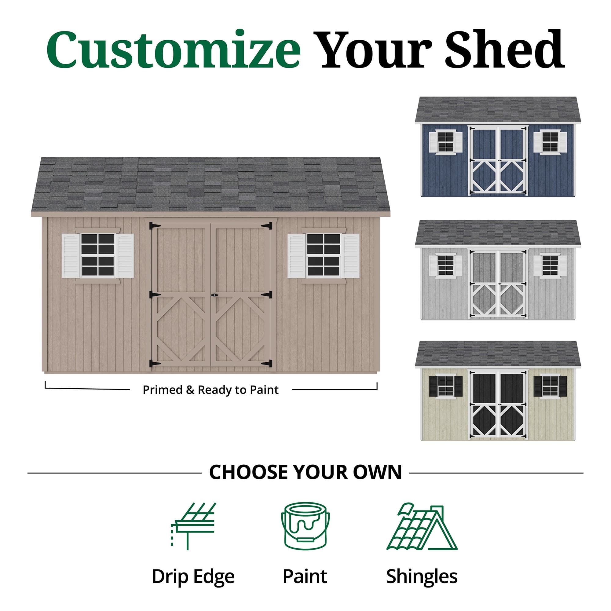 Classic Workshop Shed customize graphic