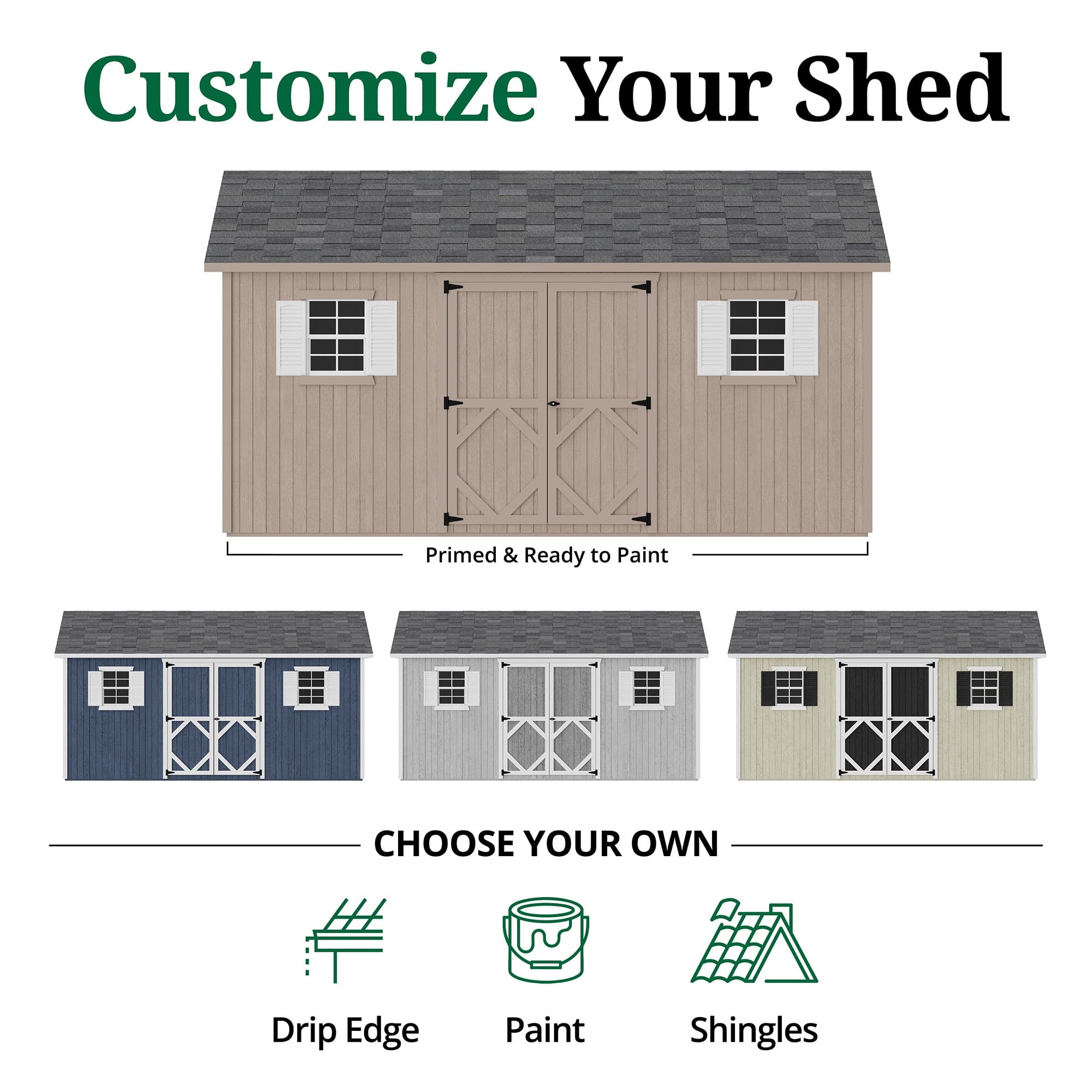 Classic Workshop Shed customize graphic
