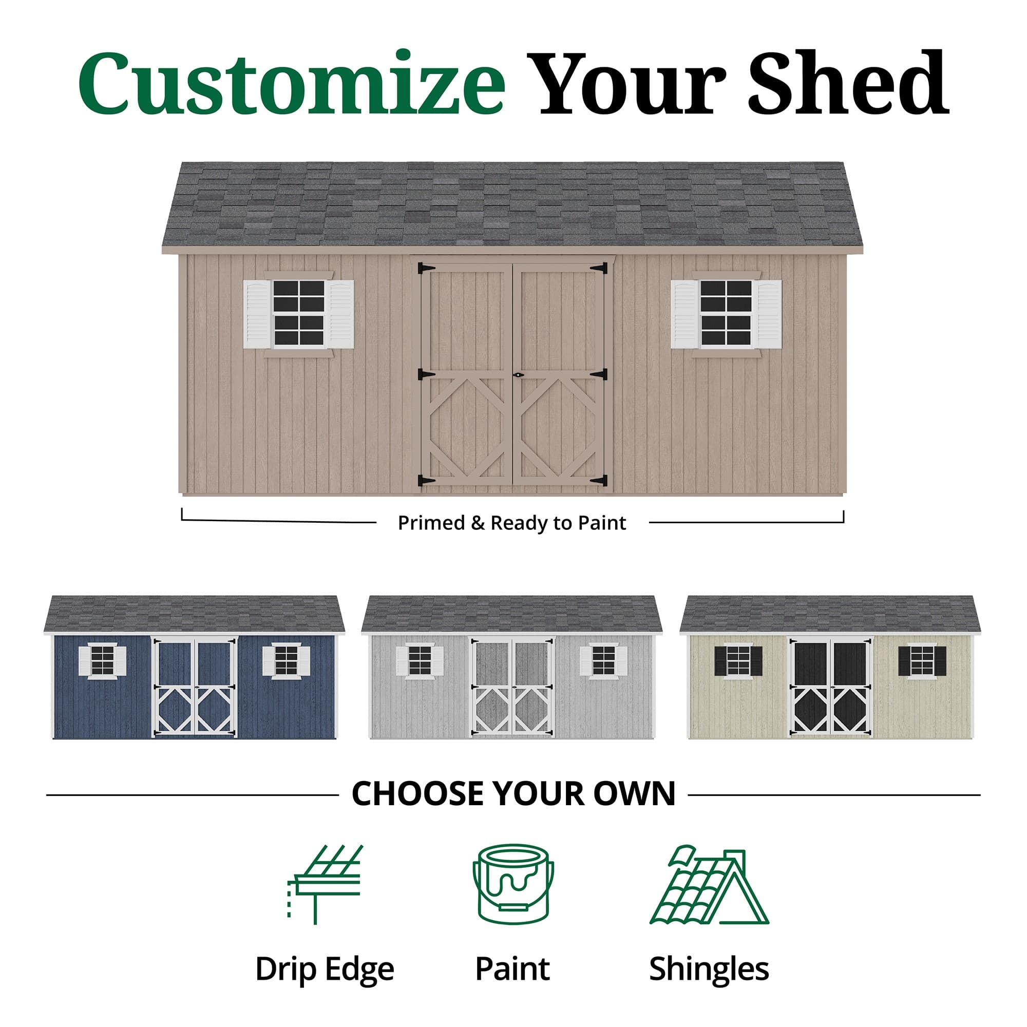 Classic Workshop Shed customize graphic