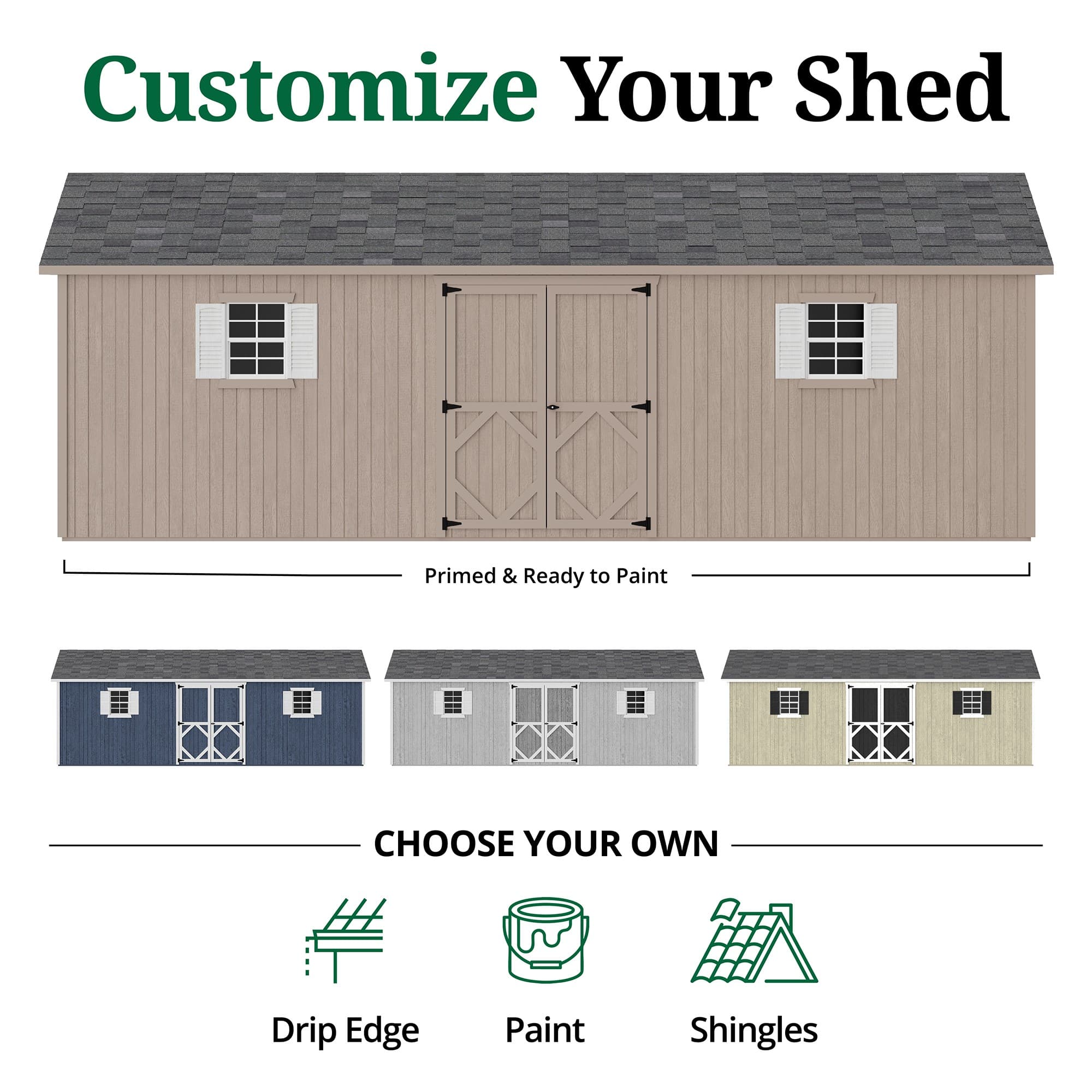 Classic Workshop Shed customize graphic