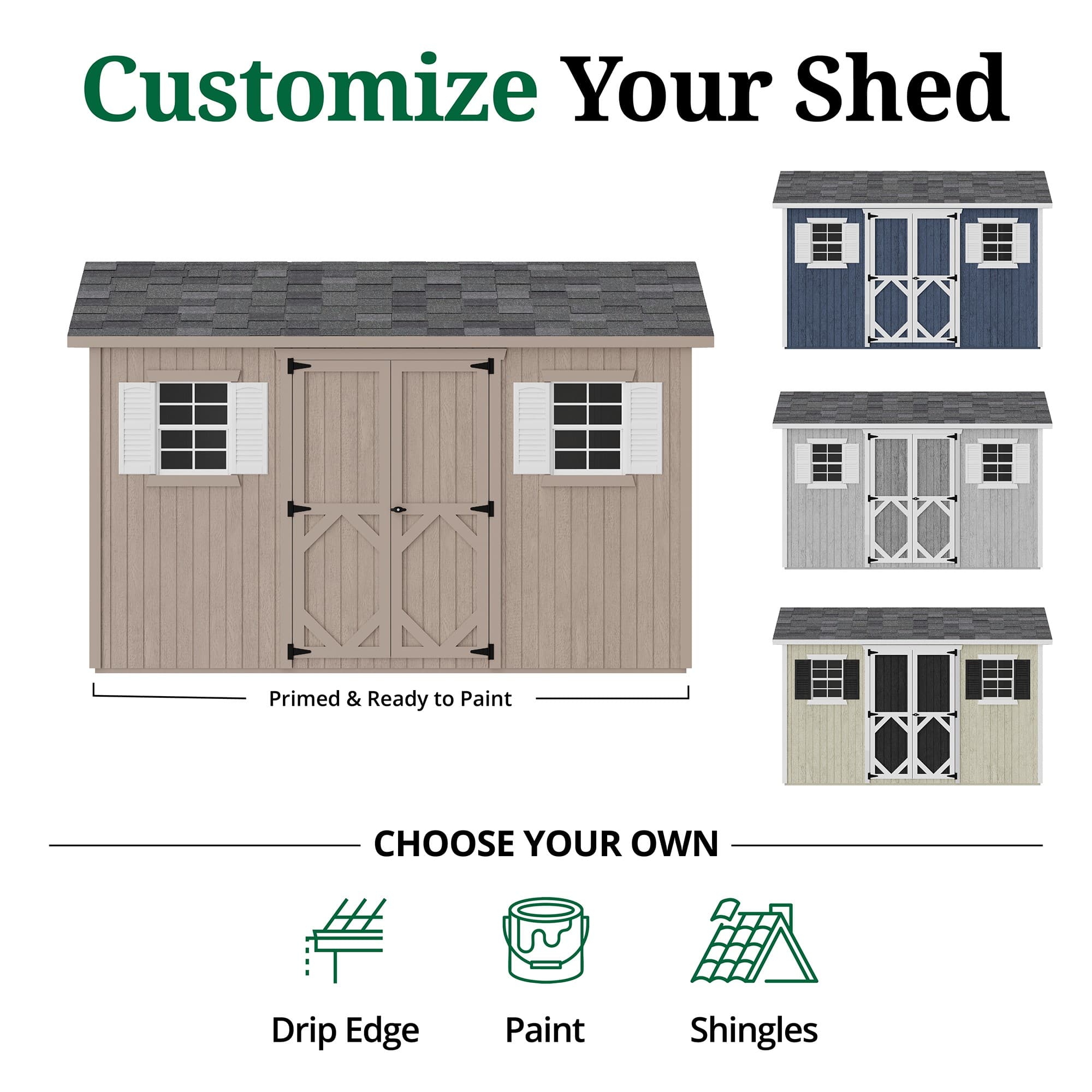 Classic Workshop Shed customize graphic