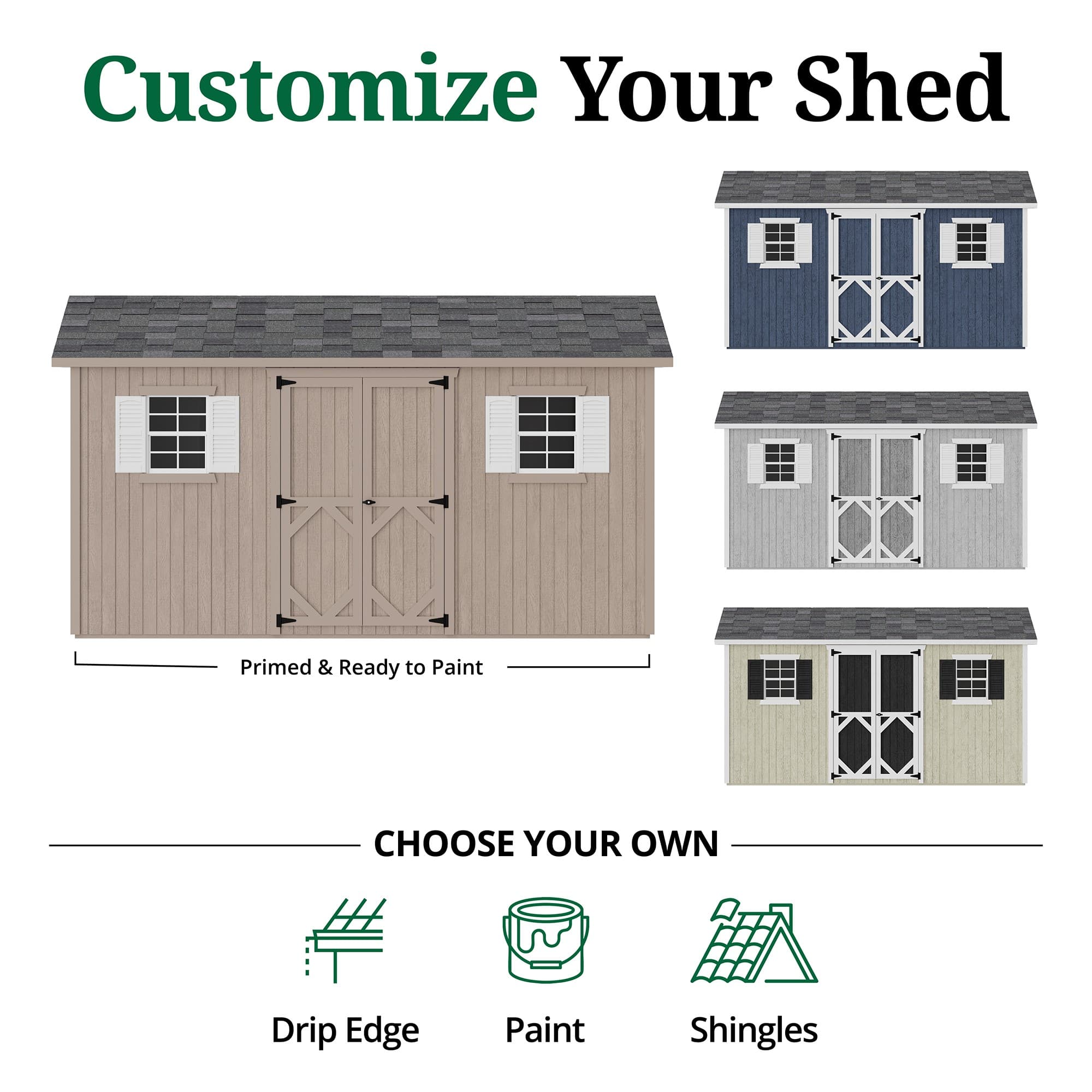 Classic Workshop Shed customize graphic