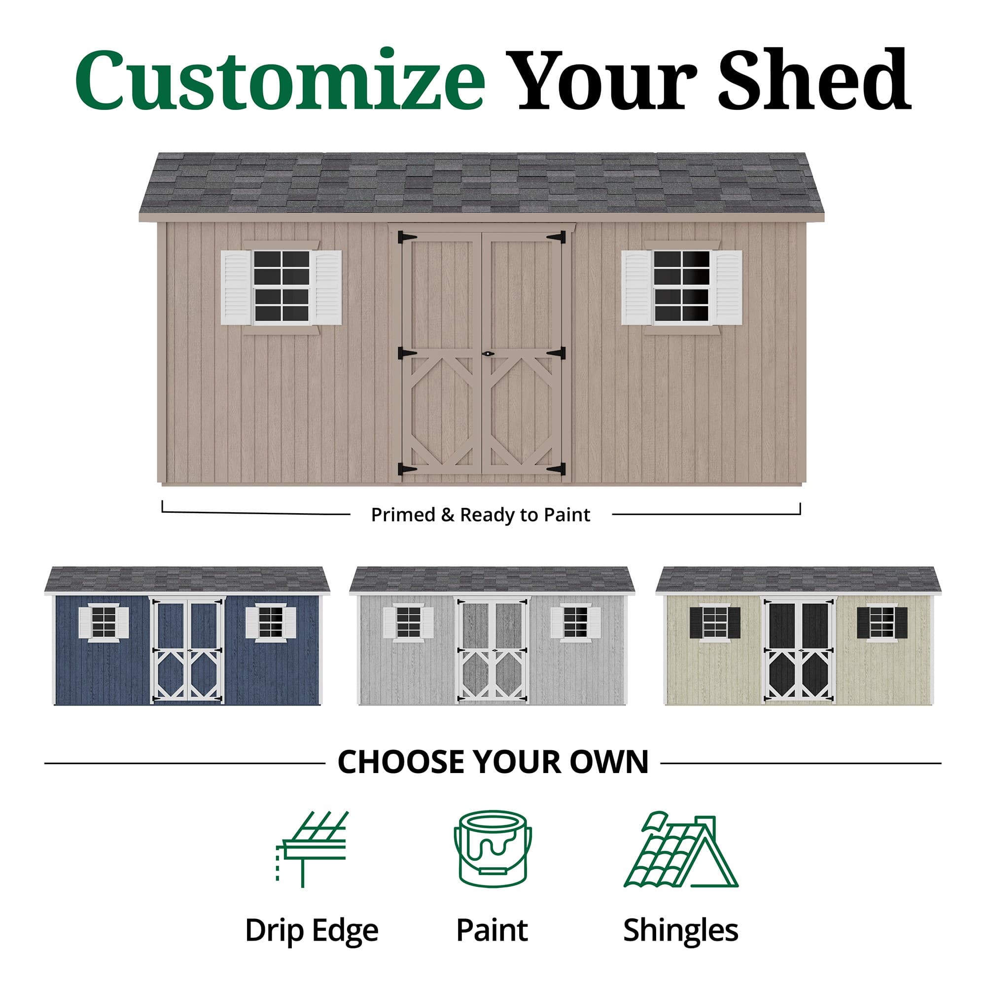 Classic Workshop Shed customize graphic