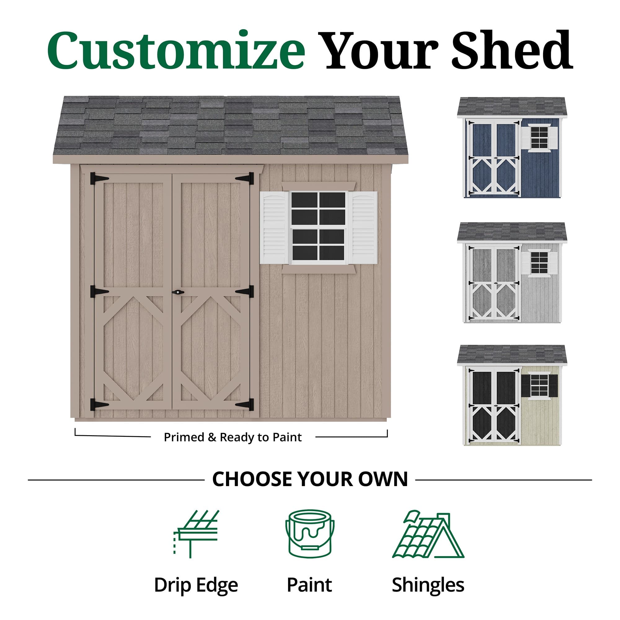 Classic Workshop Shed customize graphic