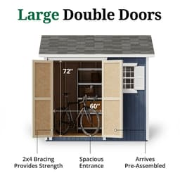 Classic Workshop Shed door graphic