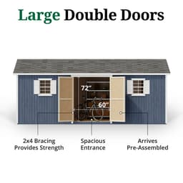 Classic Workshop Shed door graphic