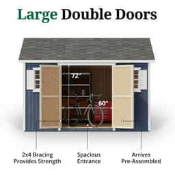 Classic Workshop Shed door graphic
