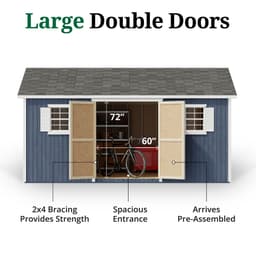 Classic Workshop Shed door graphic
