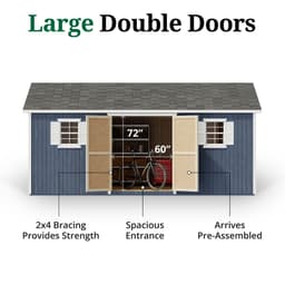 Classic Workshop Shed door graphic