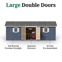 Classic Workshop Shed door graphic