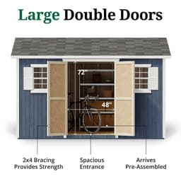 Classic Workshop Shed door graphic