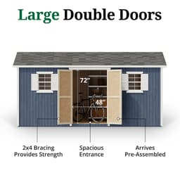 Classic Workshop Shed door graphic