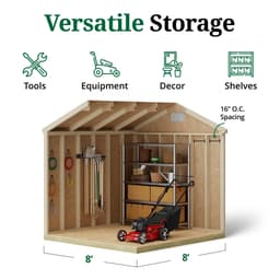 Classic Workshop Shed interior graphic