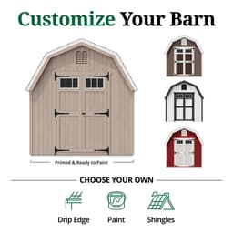 Colonial Greenfield Barn Shed customize graphic
