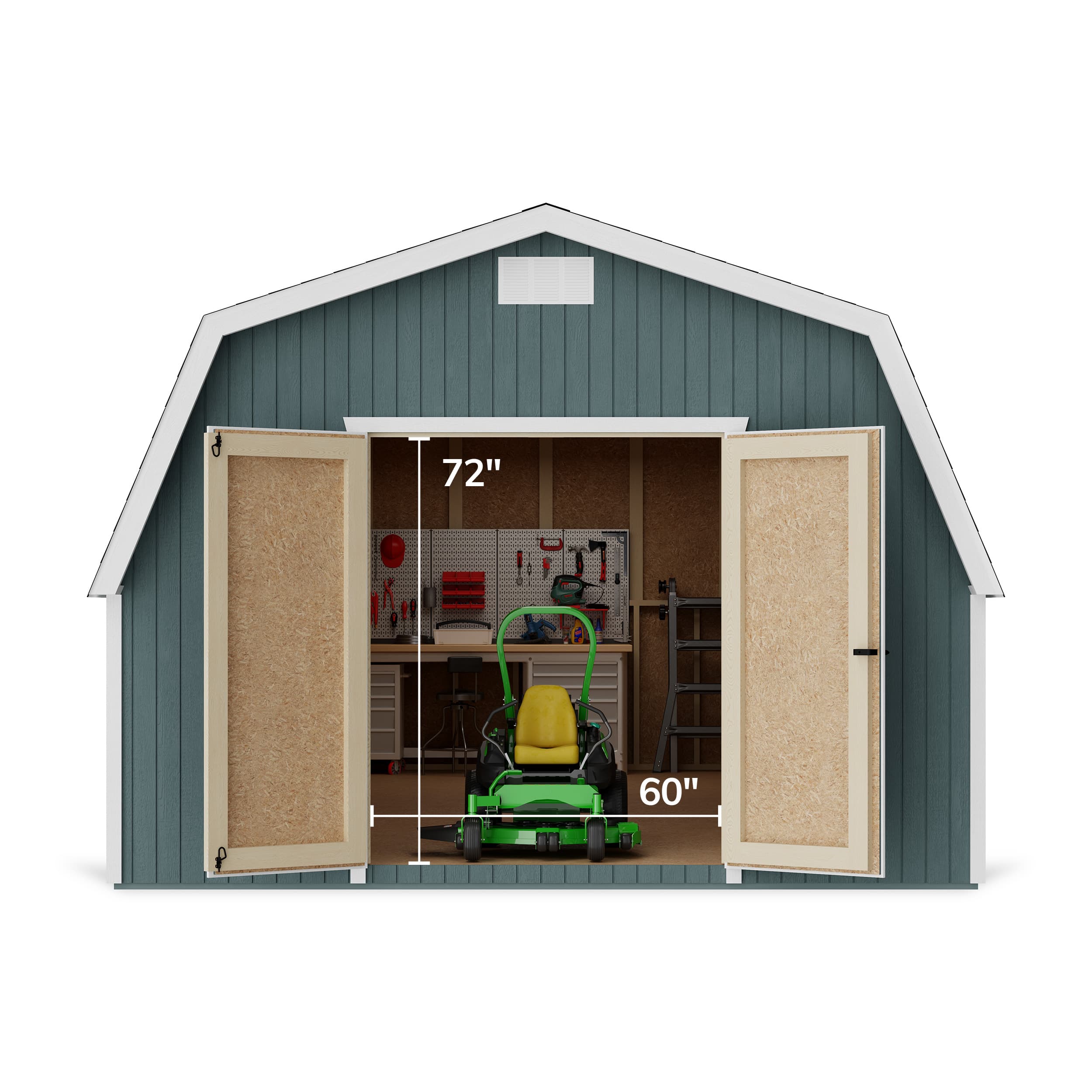 Classic Gambrel 4' Barn Shed