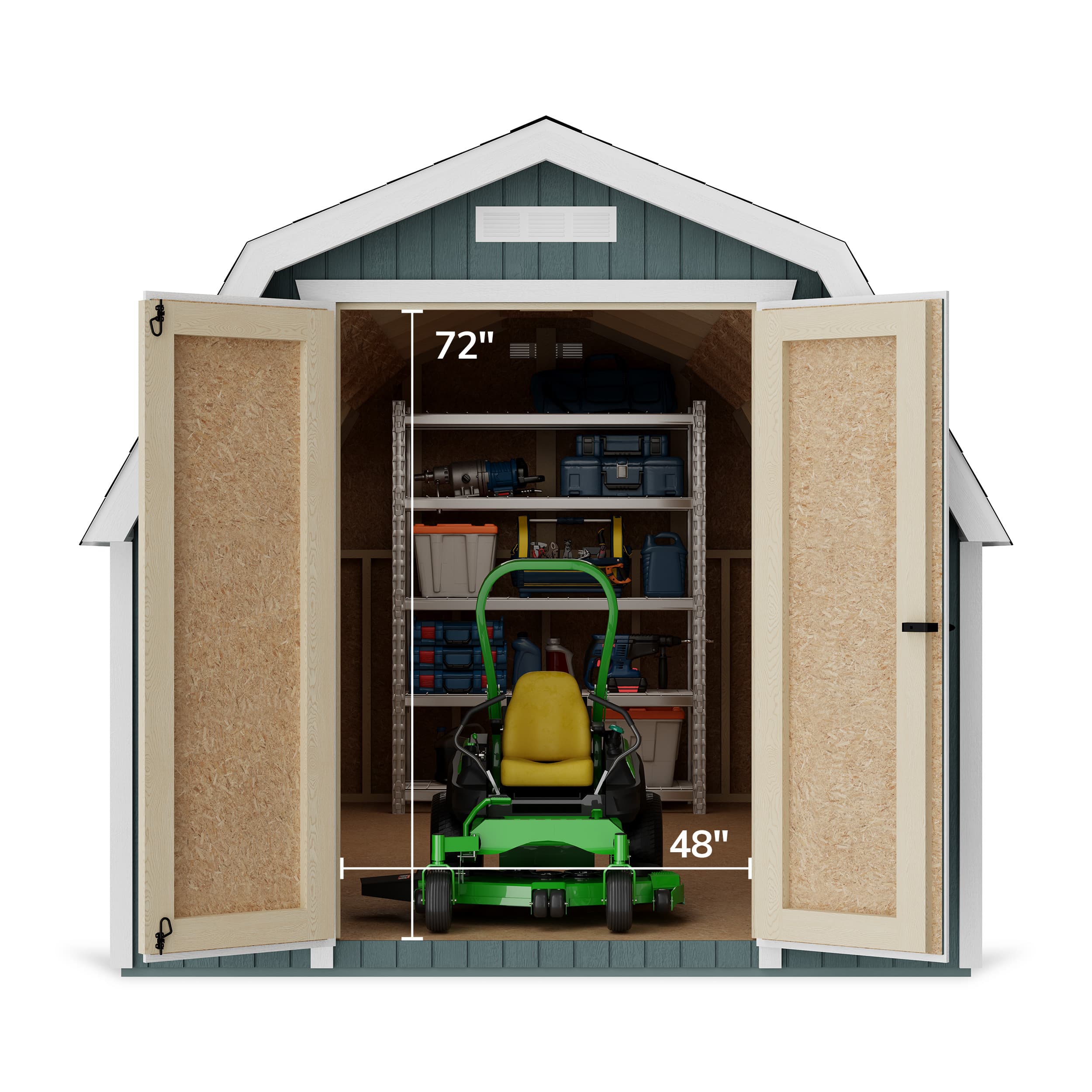 Classic Gambrel 4' Barn Shed