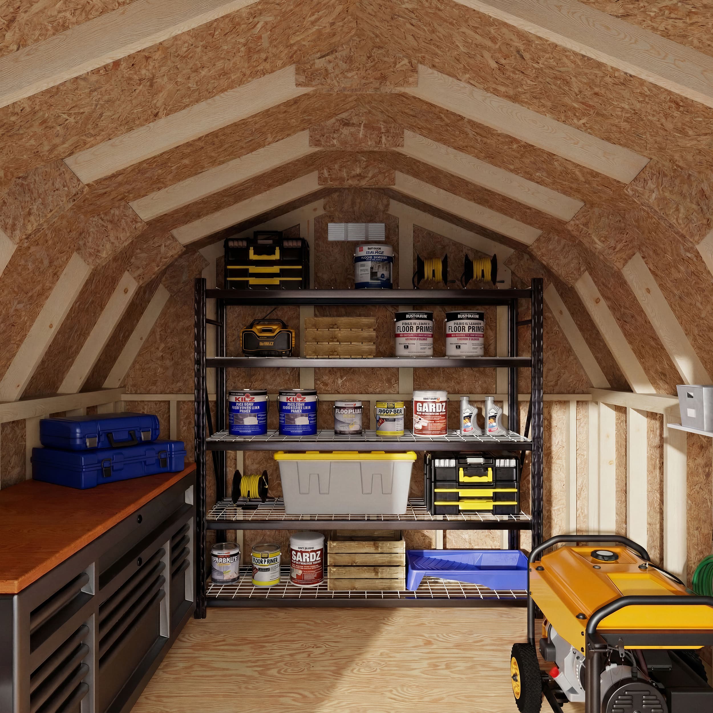 Classic Gambrel 4' Barn Shed