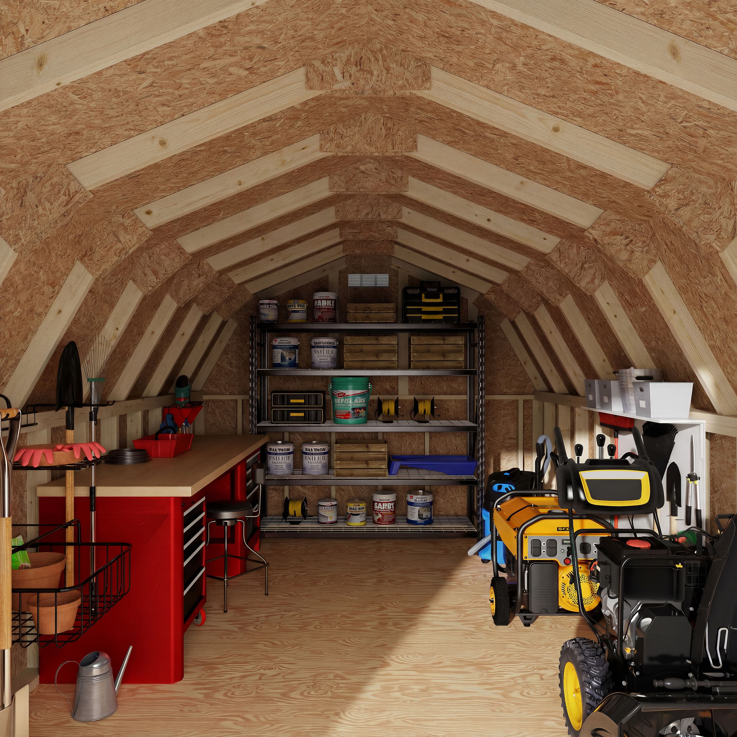 Classic Gambrel 4' Barn Shed