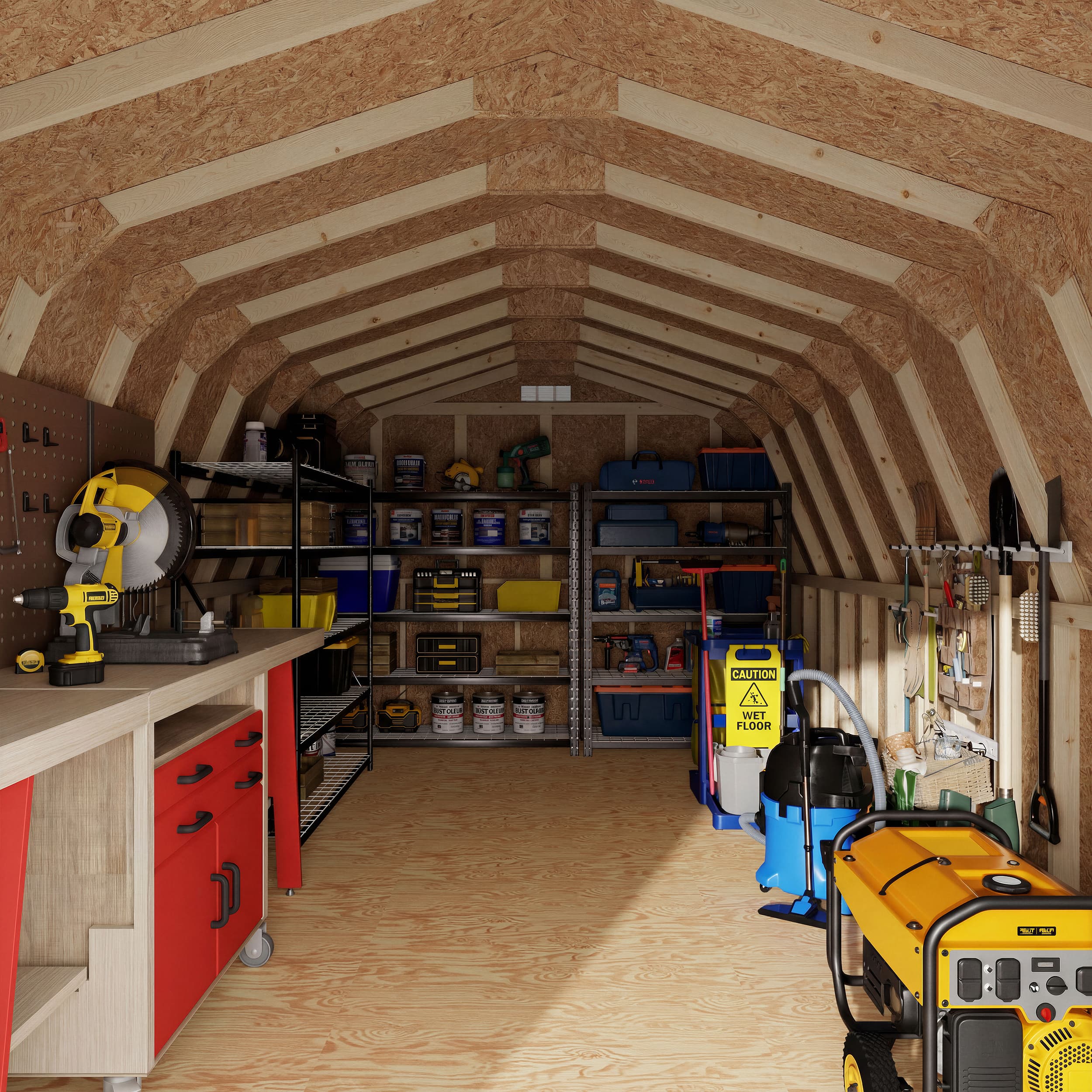 Classic Gambrel 4' Barn Shed