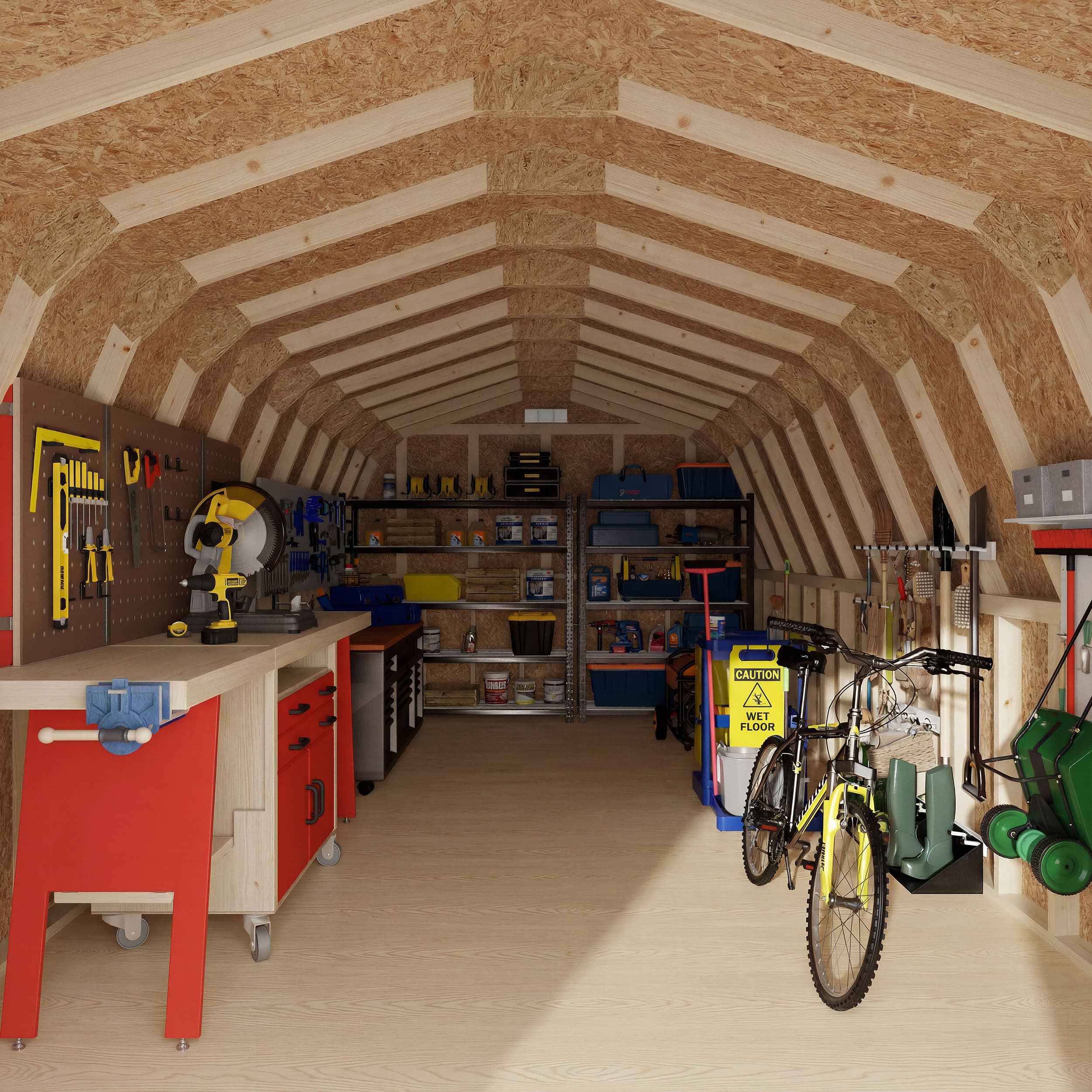 Classic Gambrel 4' Barn Shed