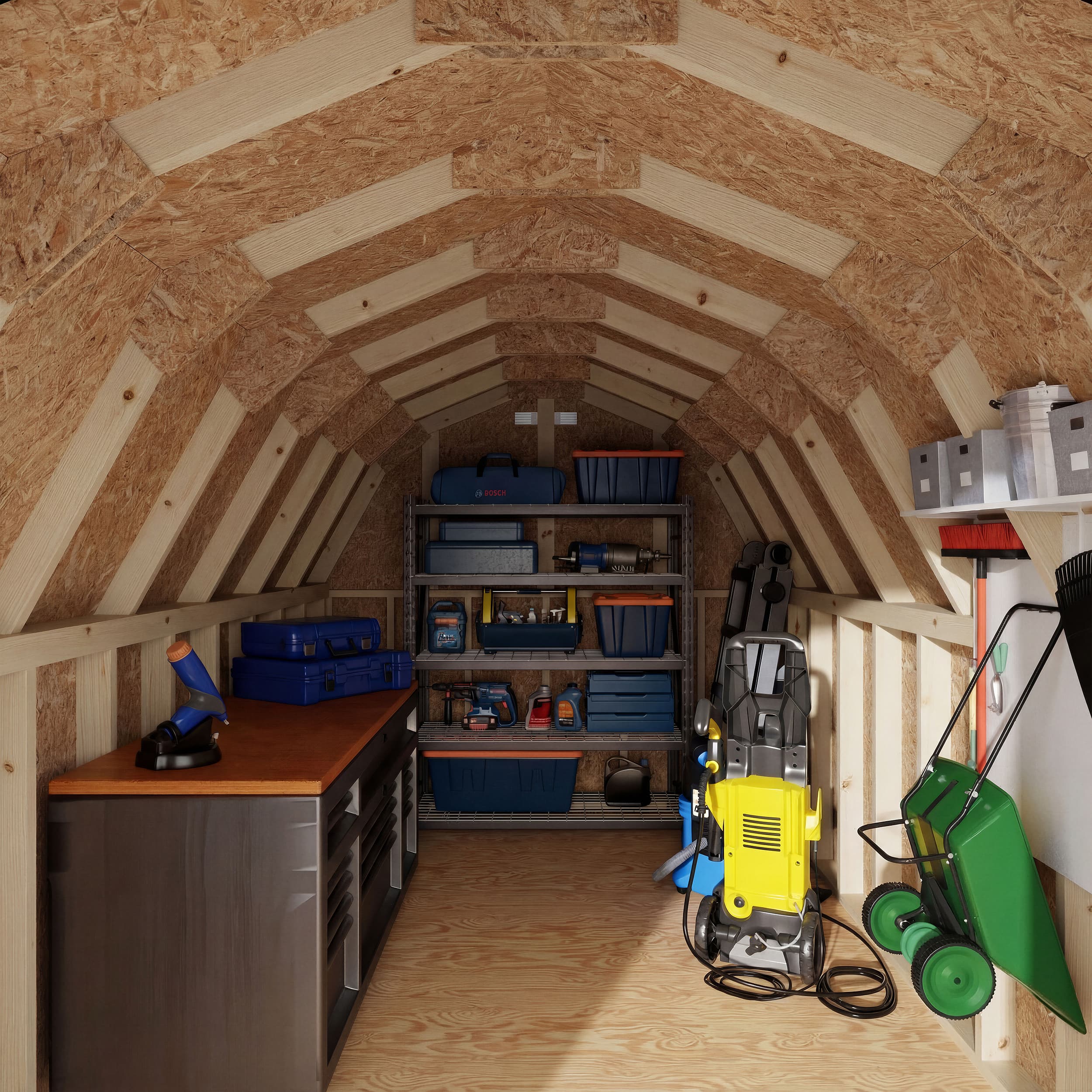 Classic Gambrel 4' Barn Shed