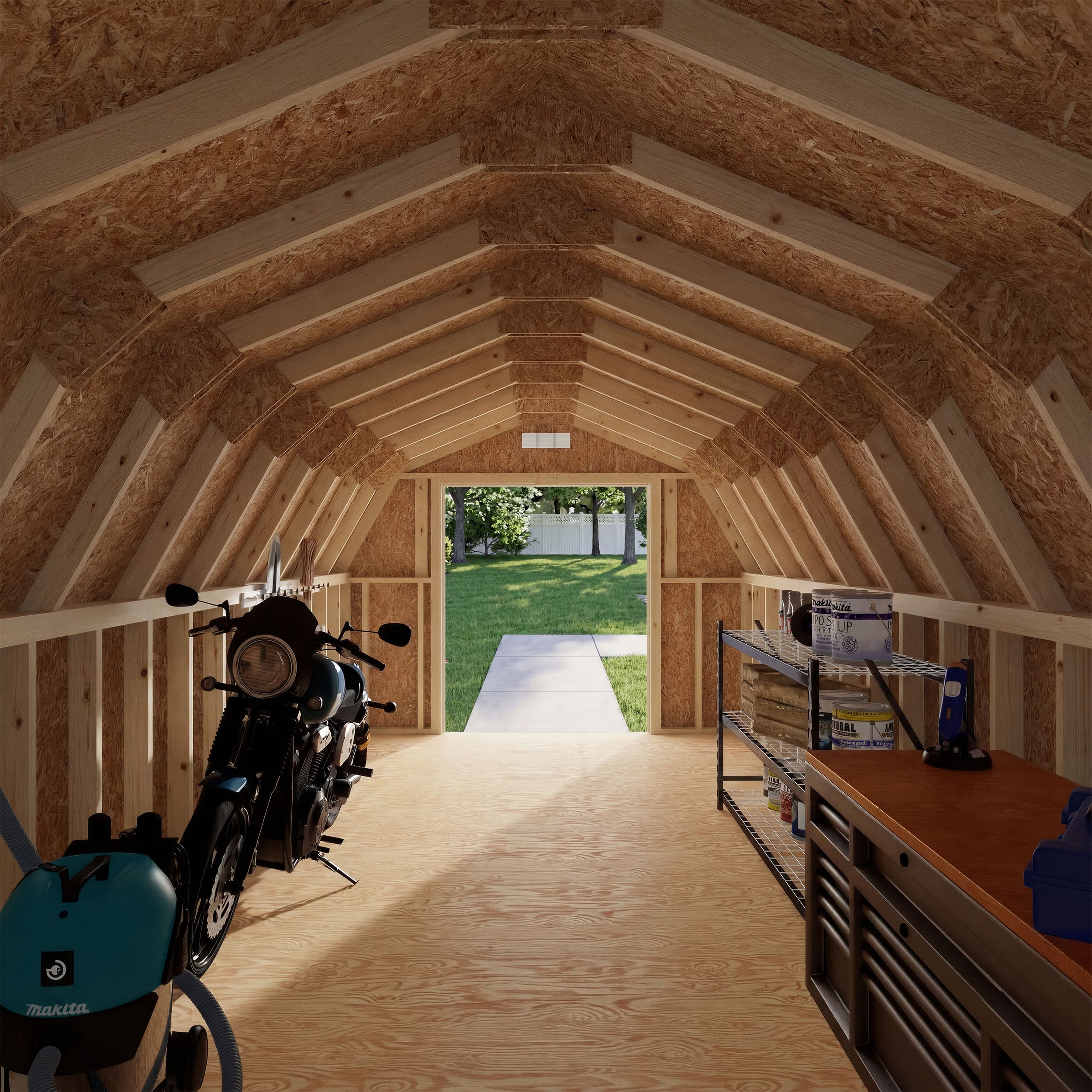 Classic Gambrel 4' Barn Shed