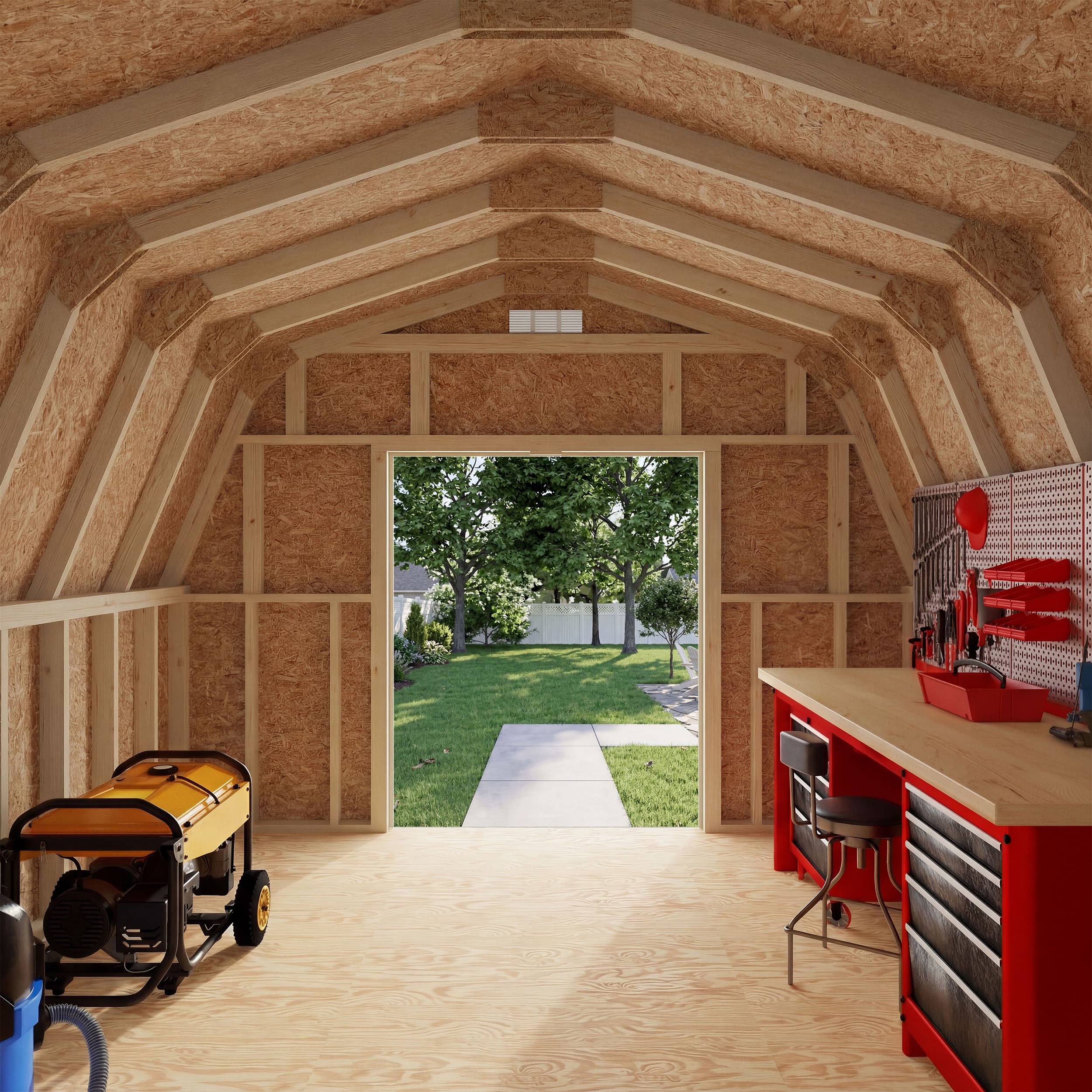 Classic Gambrel 4' Barn Shed