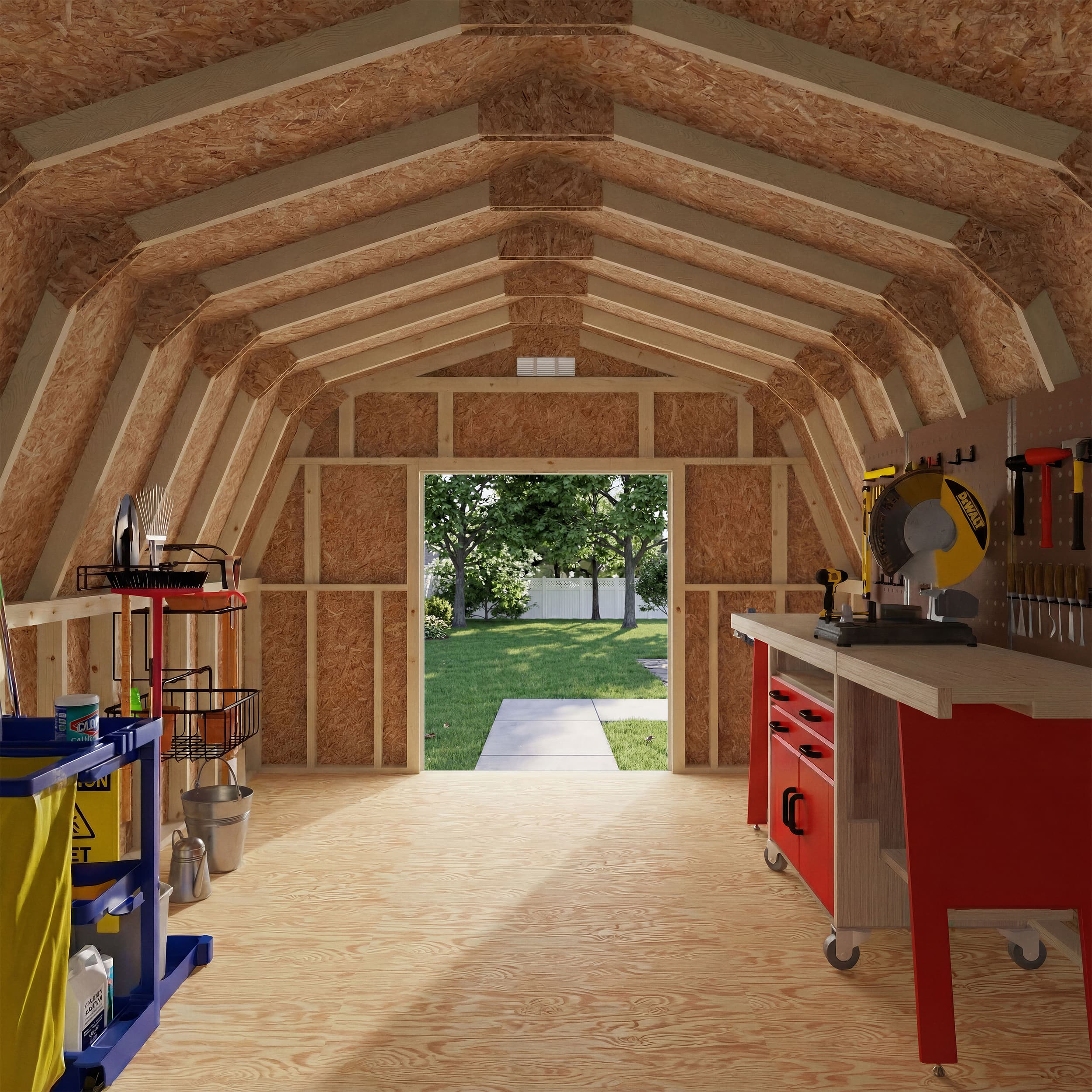 Classic Gambrel 4' Barn Shed