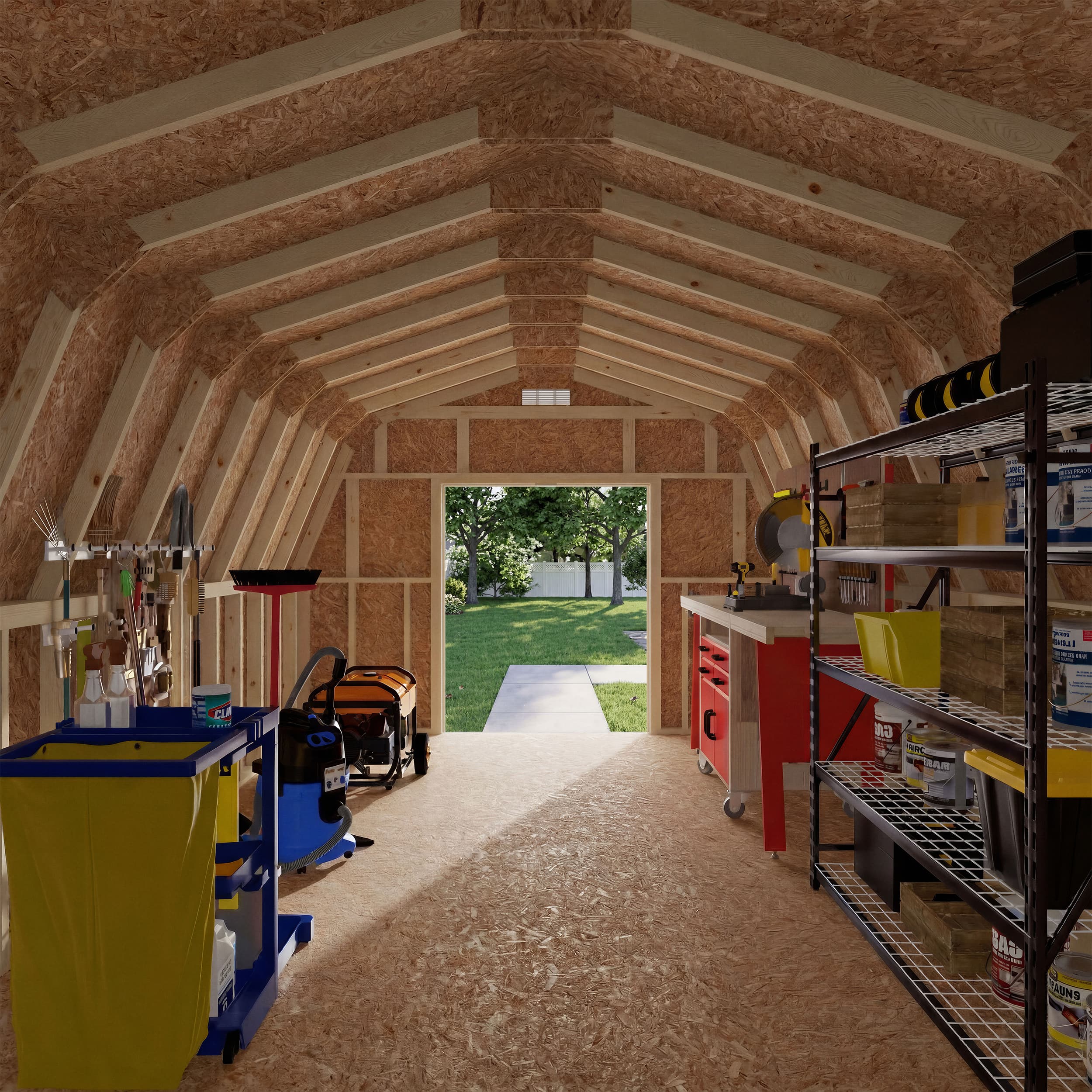 Classic Gambrel 4' Barn Shed