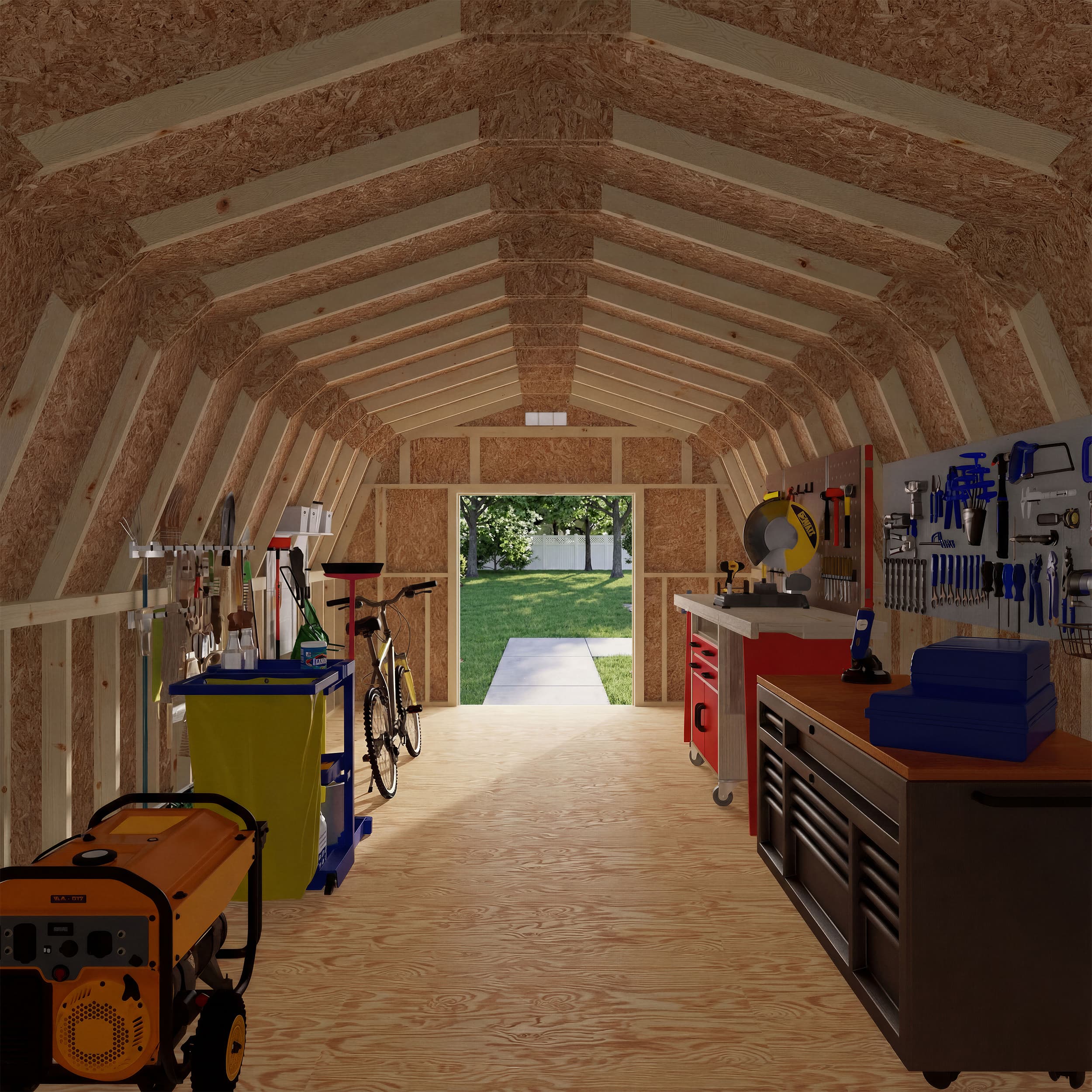 Classic Gambrel 4' Barn Shed