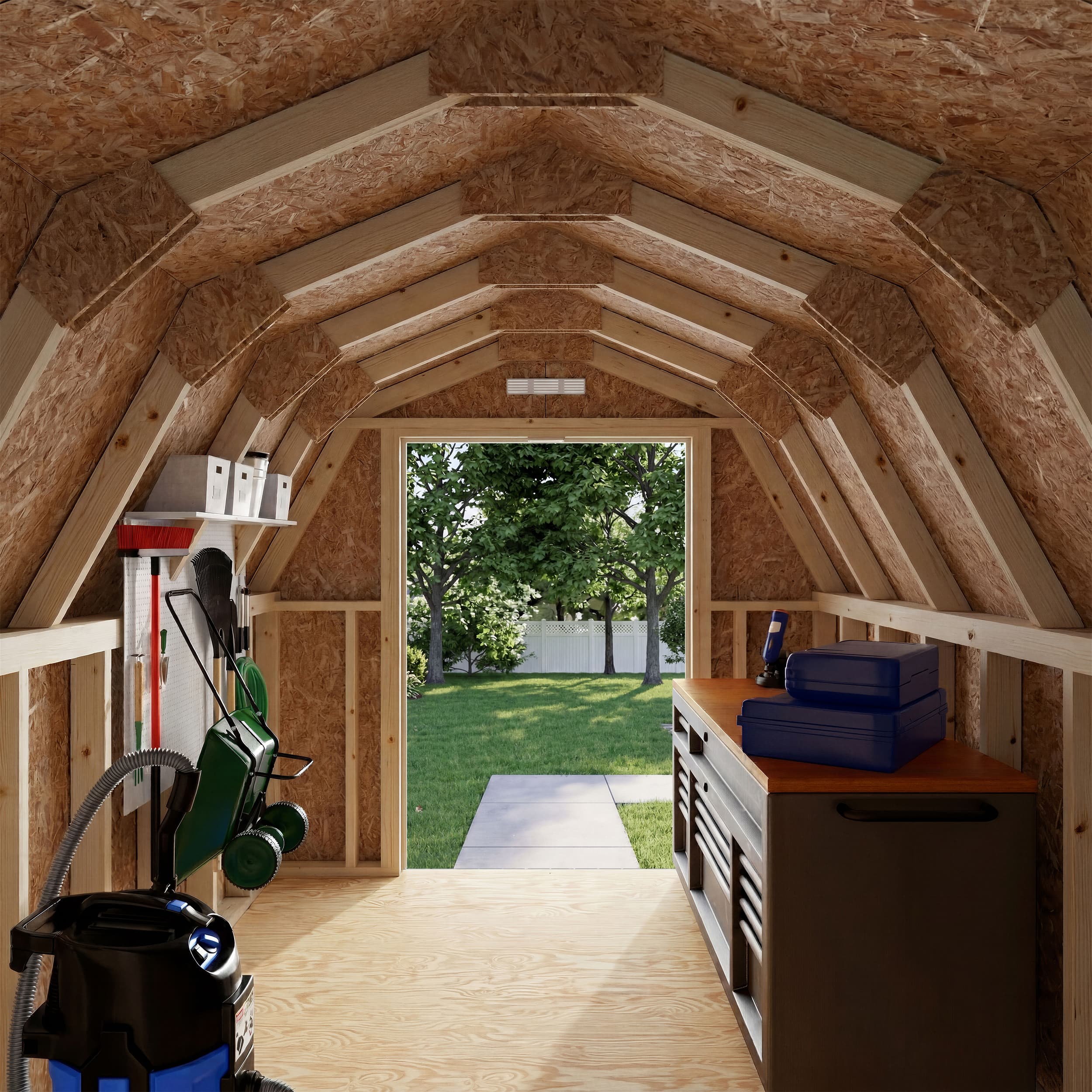 Classic Gambrel 4' Barn Shed