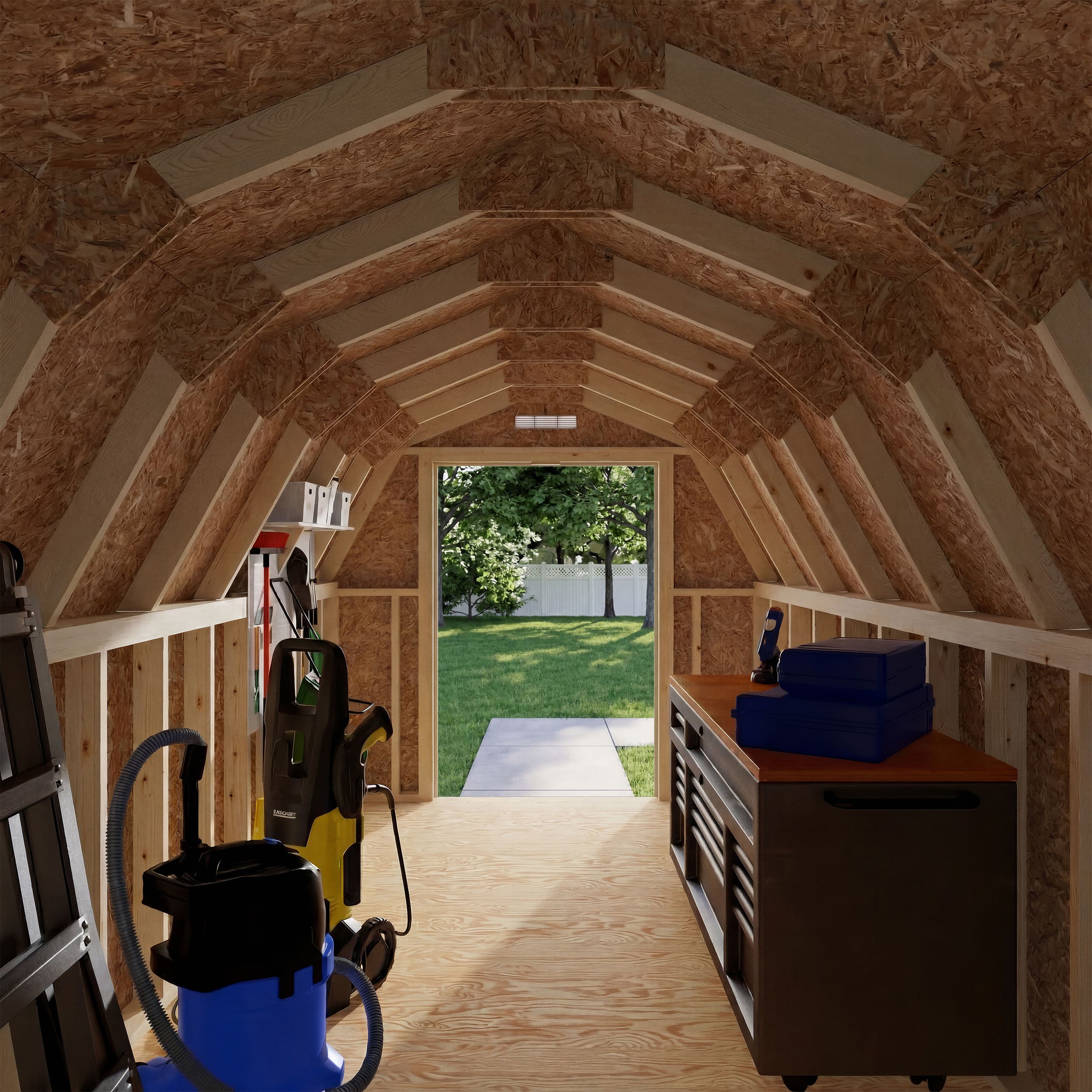 Classic Gambrel 4' Barn Shed